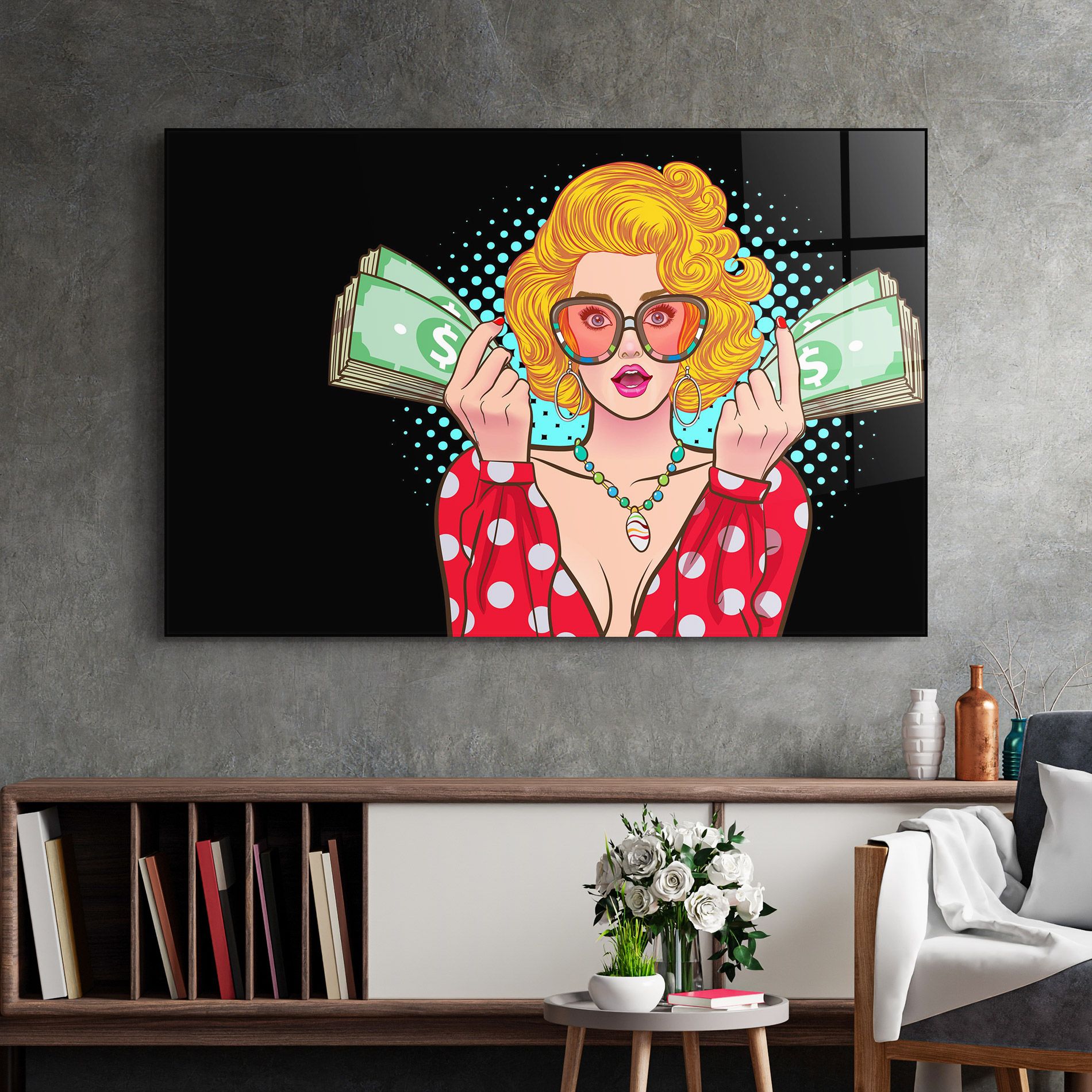 Glasses Look Money mockup 2