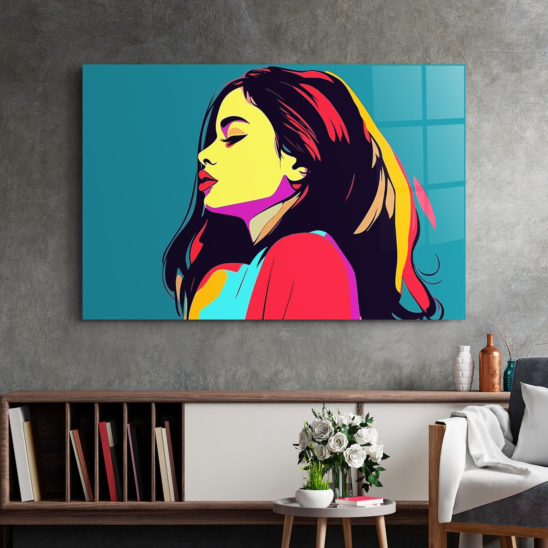 Pop Art Woman mockup 2
