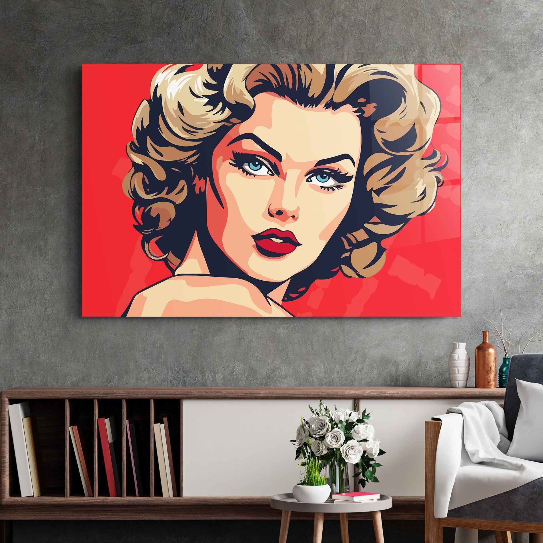 Pop Beautiful Lady mockup 2