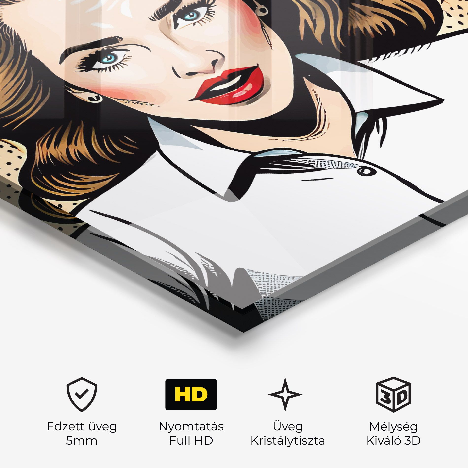 Blue Eye Pop Art mockup 3