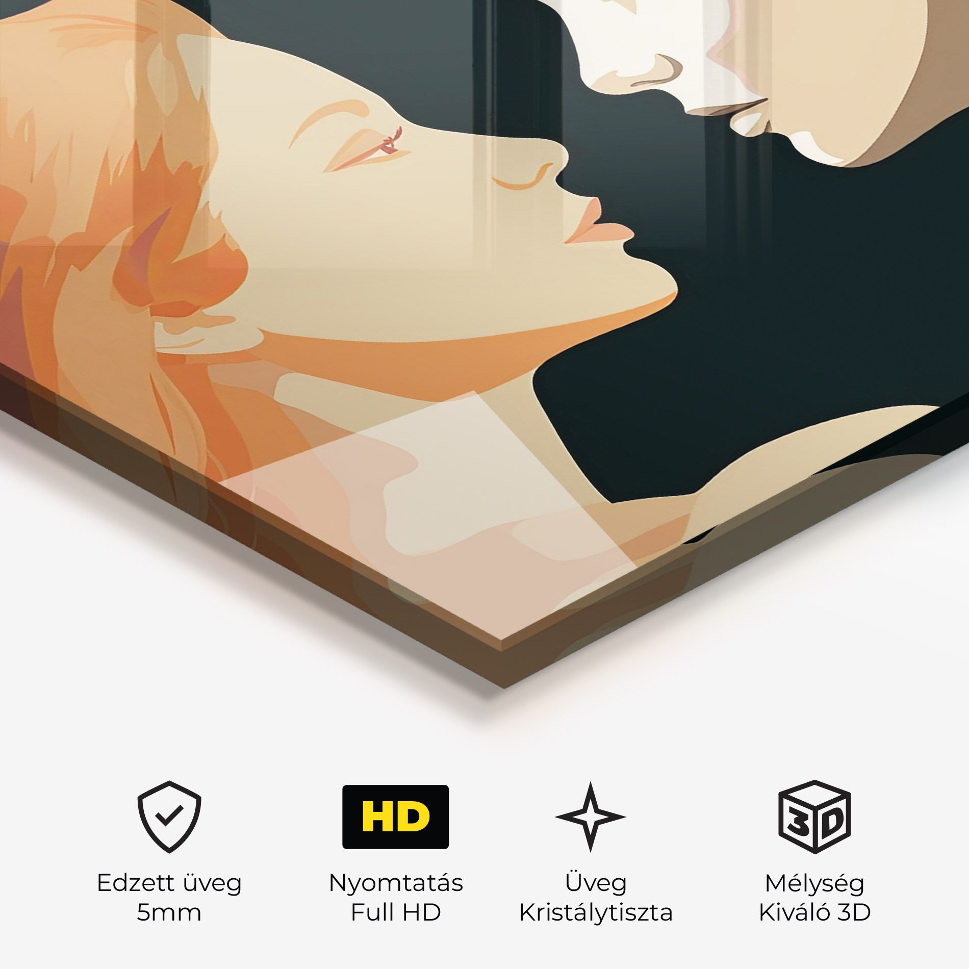 Orange Pop Girl mockup 3