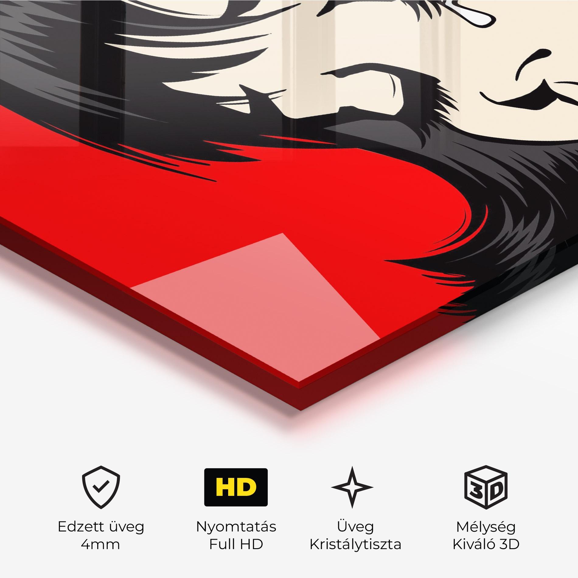 Üvegkép Pop Crying mockup 3