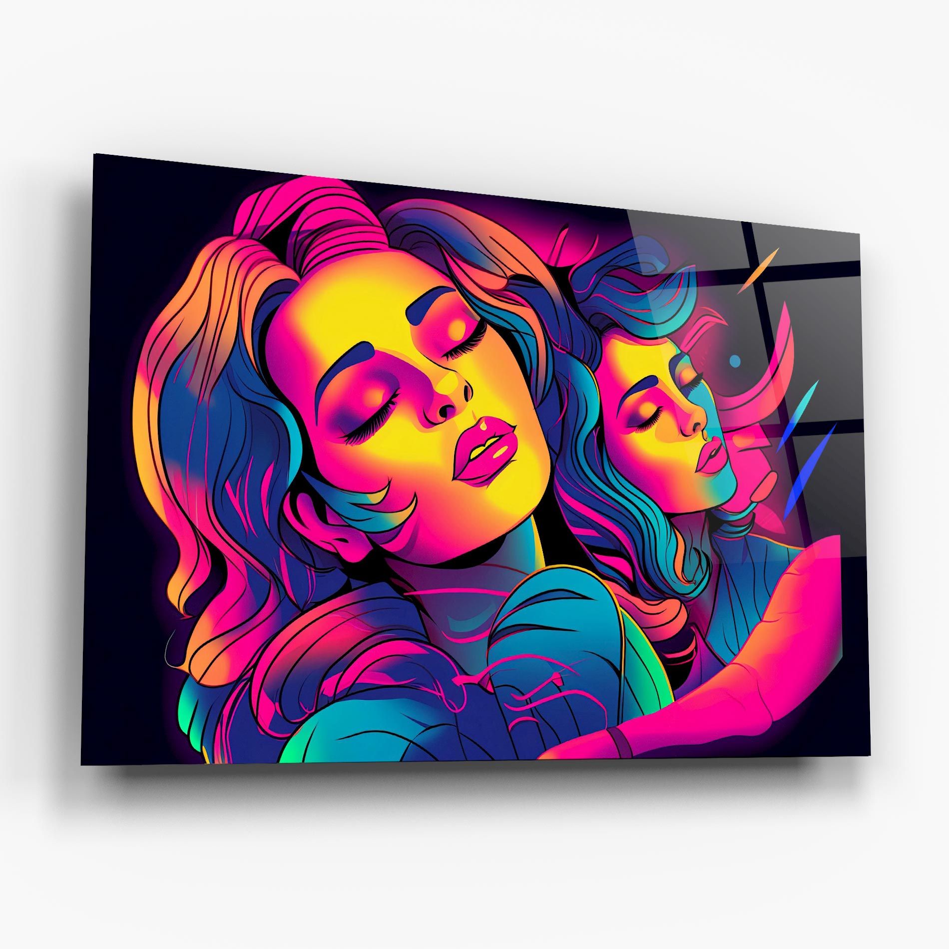 Glowing Pop Woman mockup 6