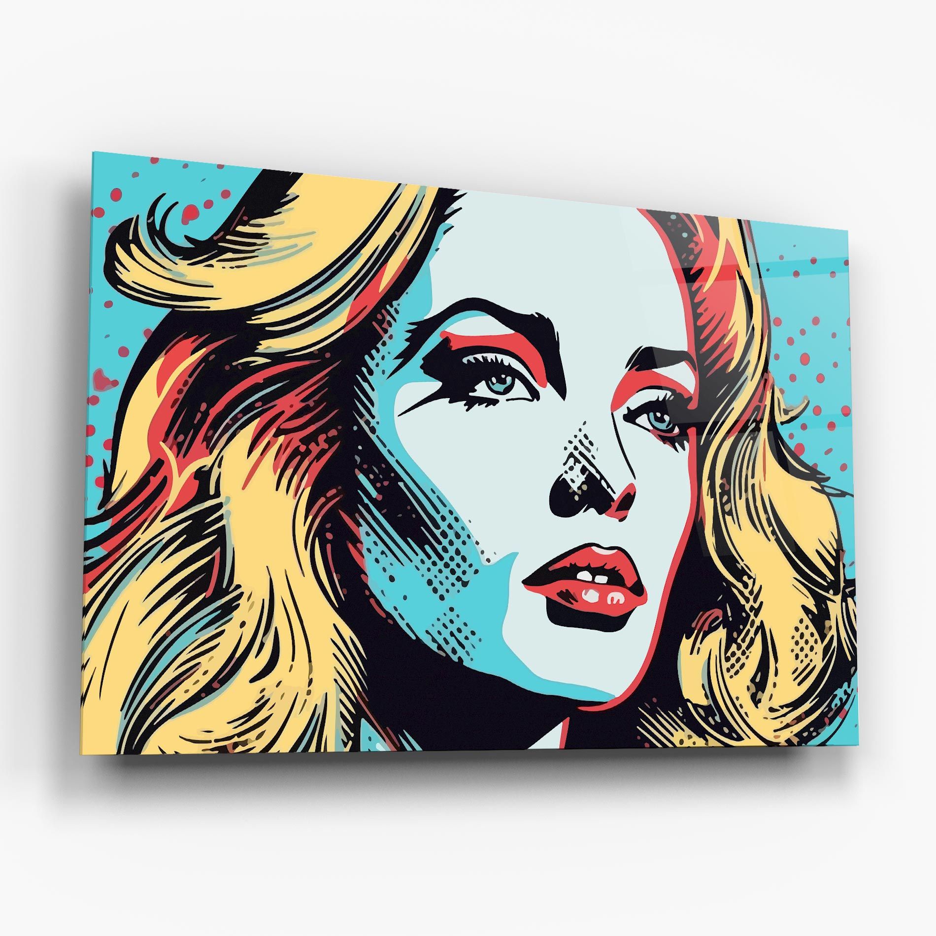 Pop Art Lady mockup 6