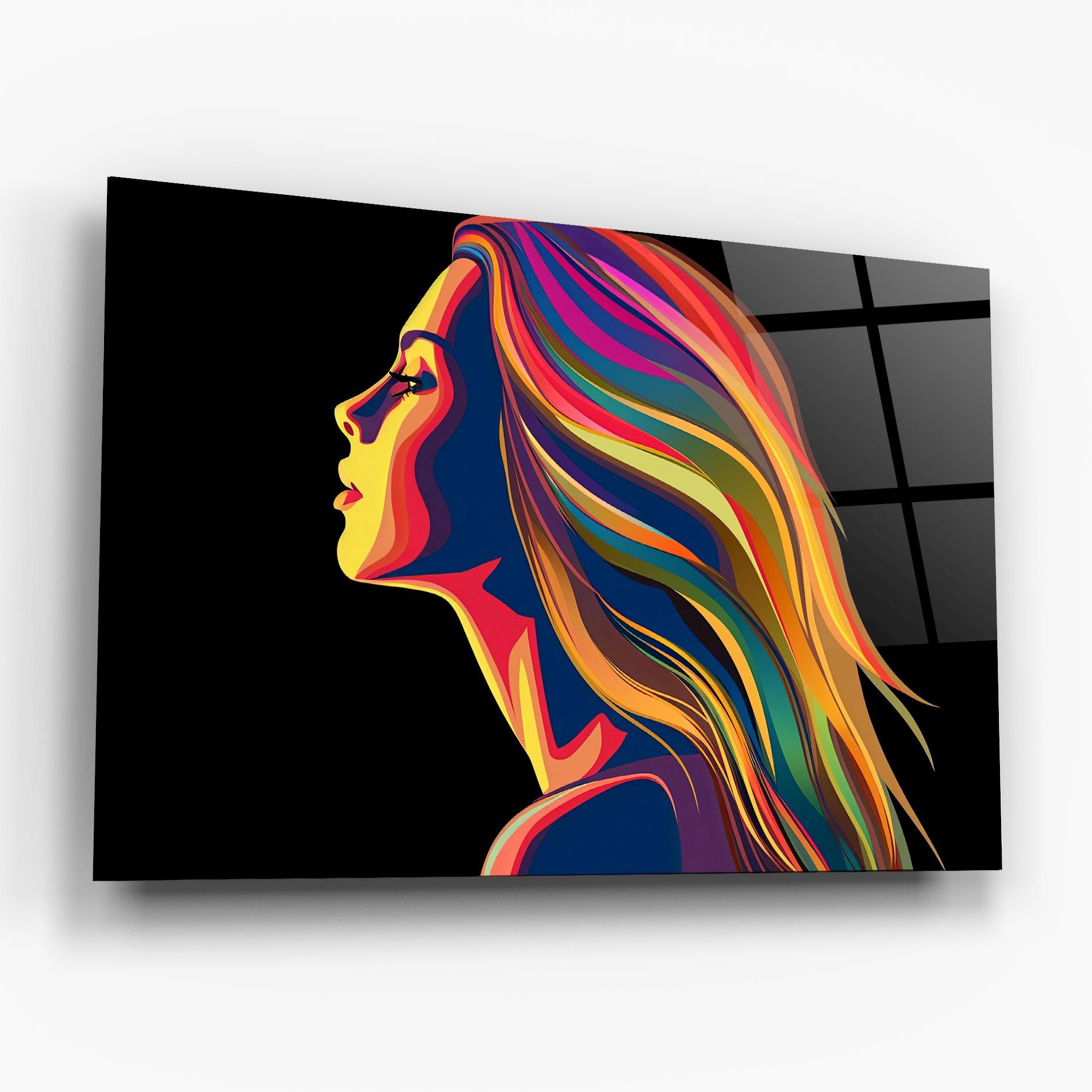 Pop Colored Girl mockup 6