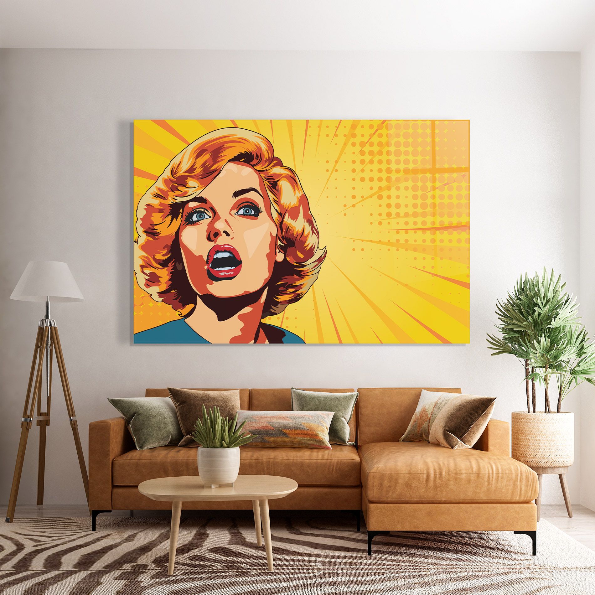 Surprised Blonde Lady mockup 7