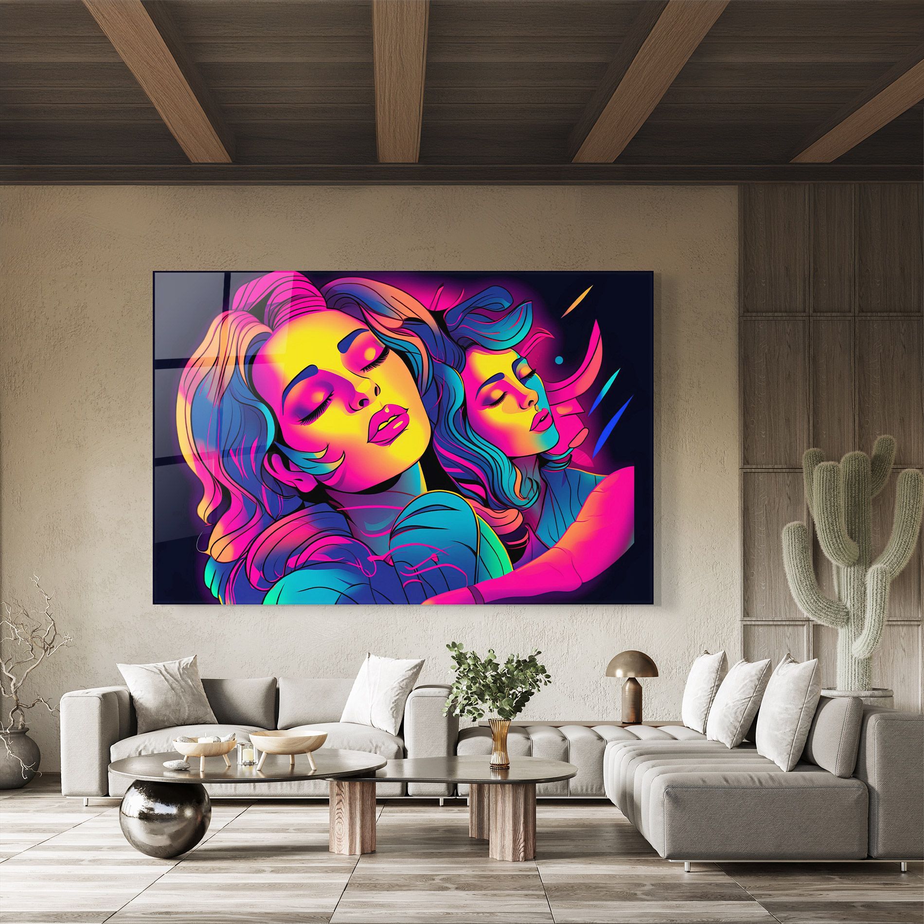 Glowing Pop Woman mockup 8