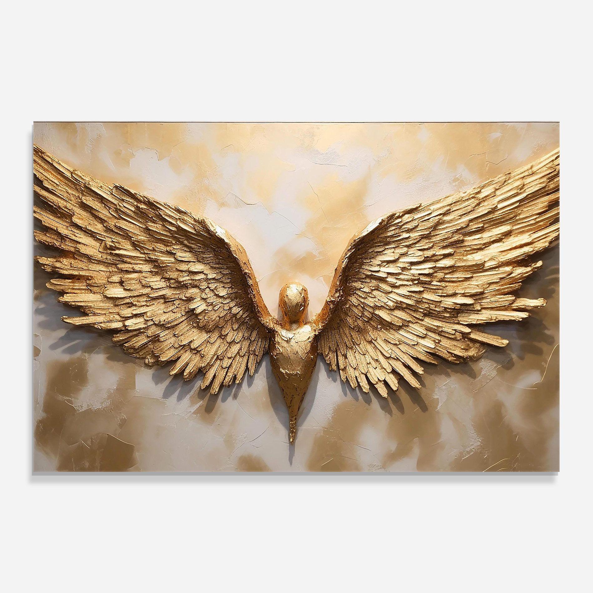 Beautiful Gold Wings mockup 0