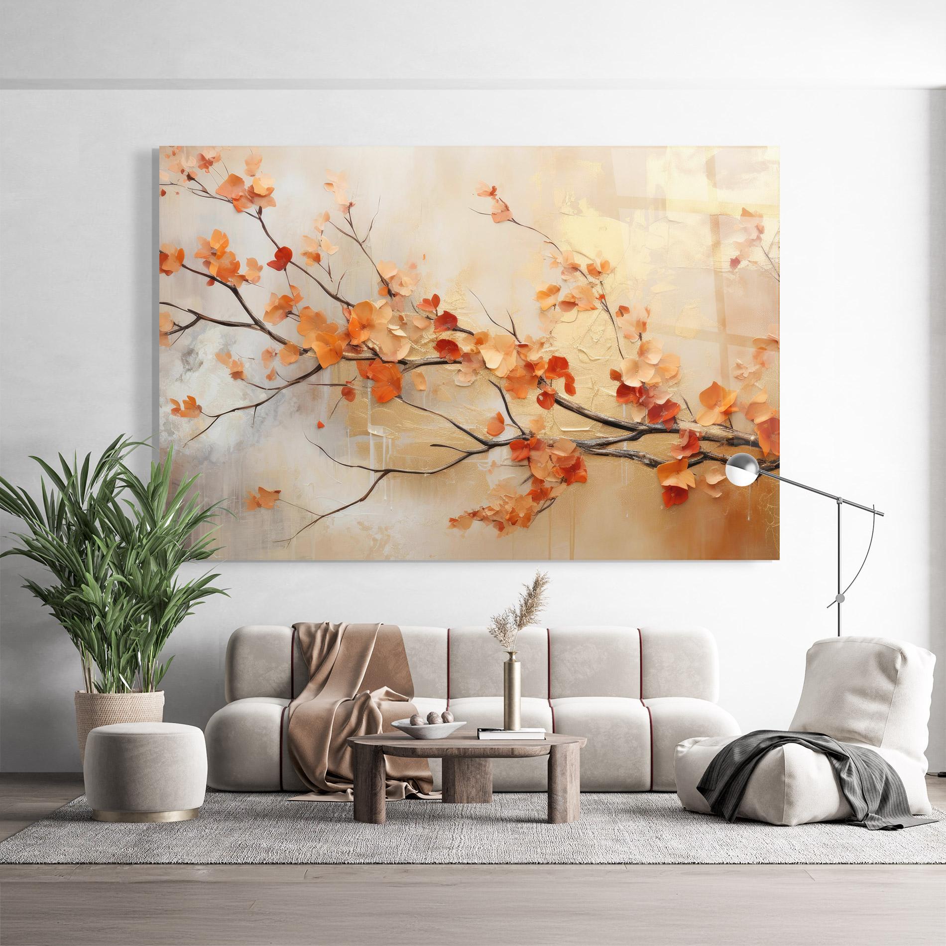 Üvegkép Autumn Nature Art mockup 9