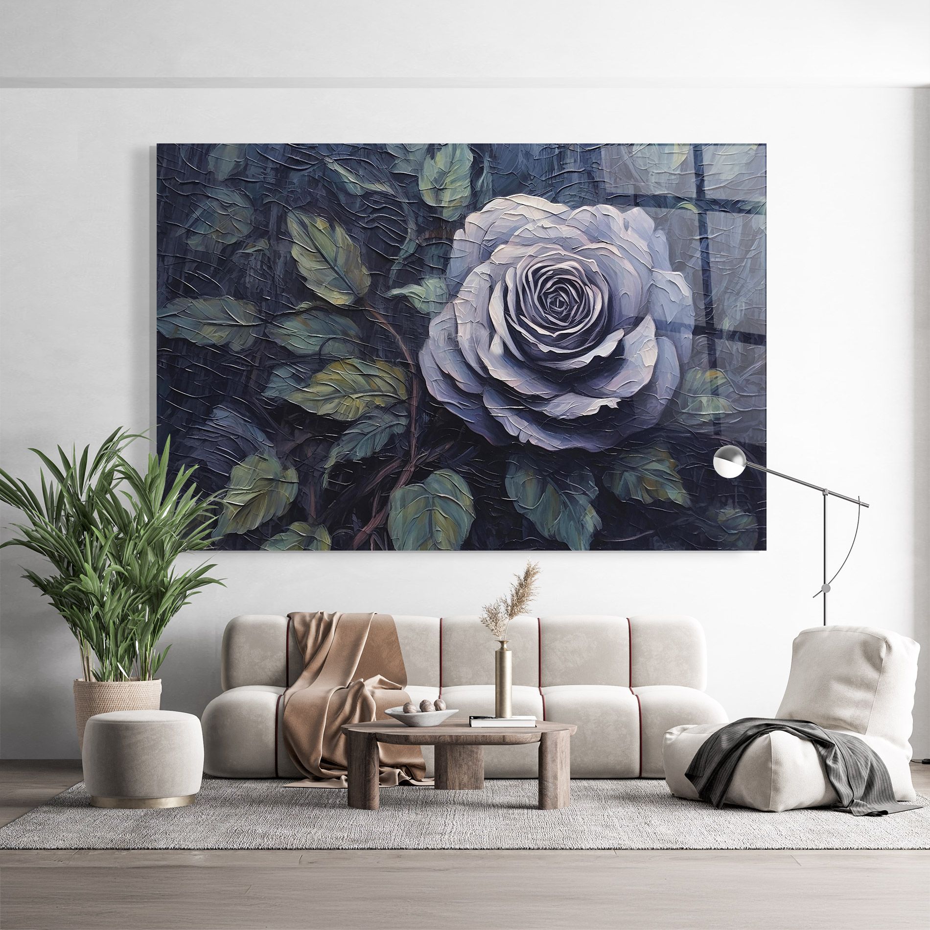 Blue Rose Art mockup 9