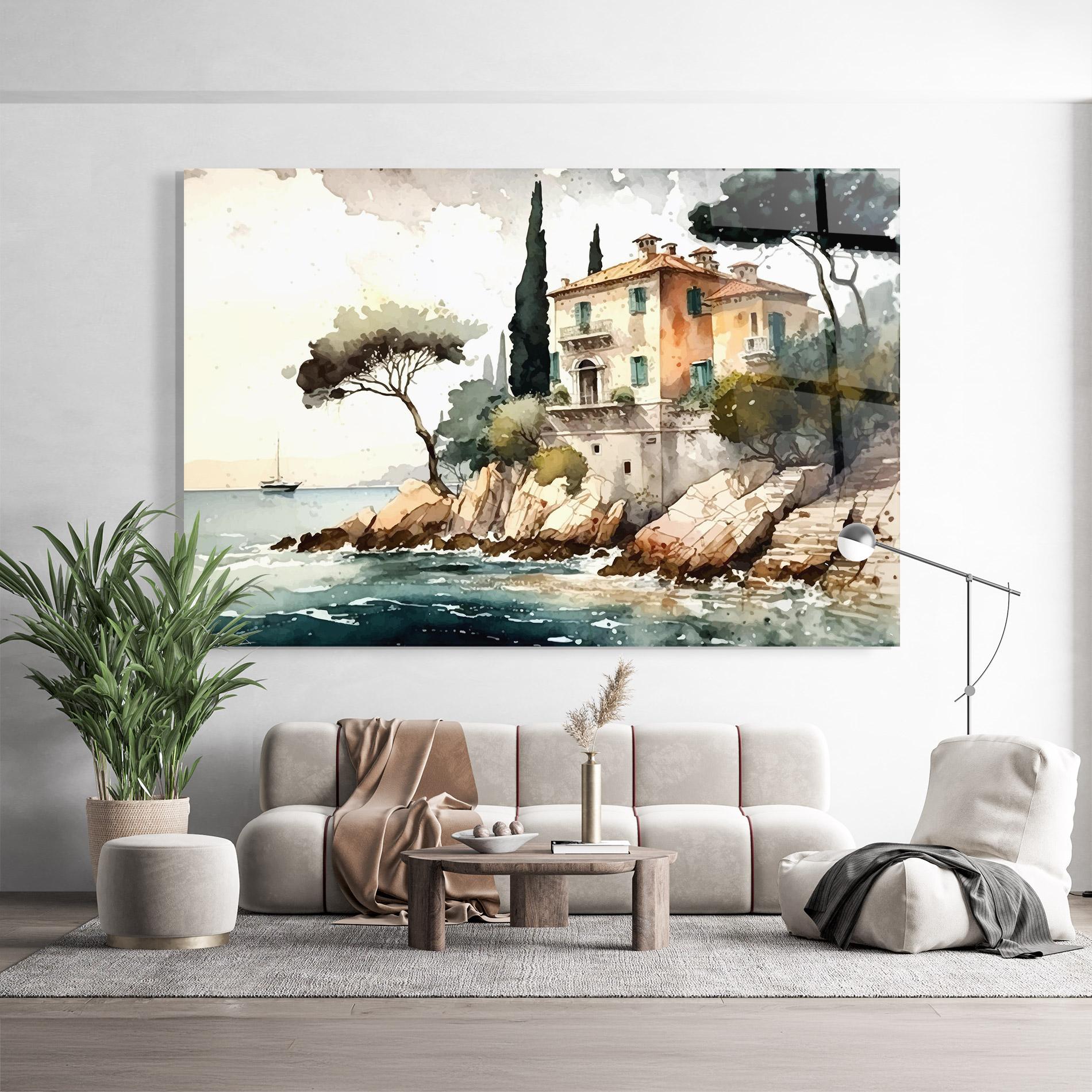 Üvegkép Stunning Painting mockup 9