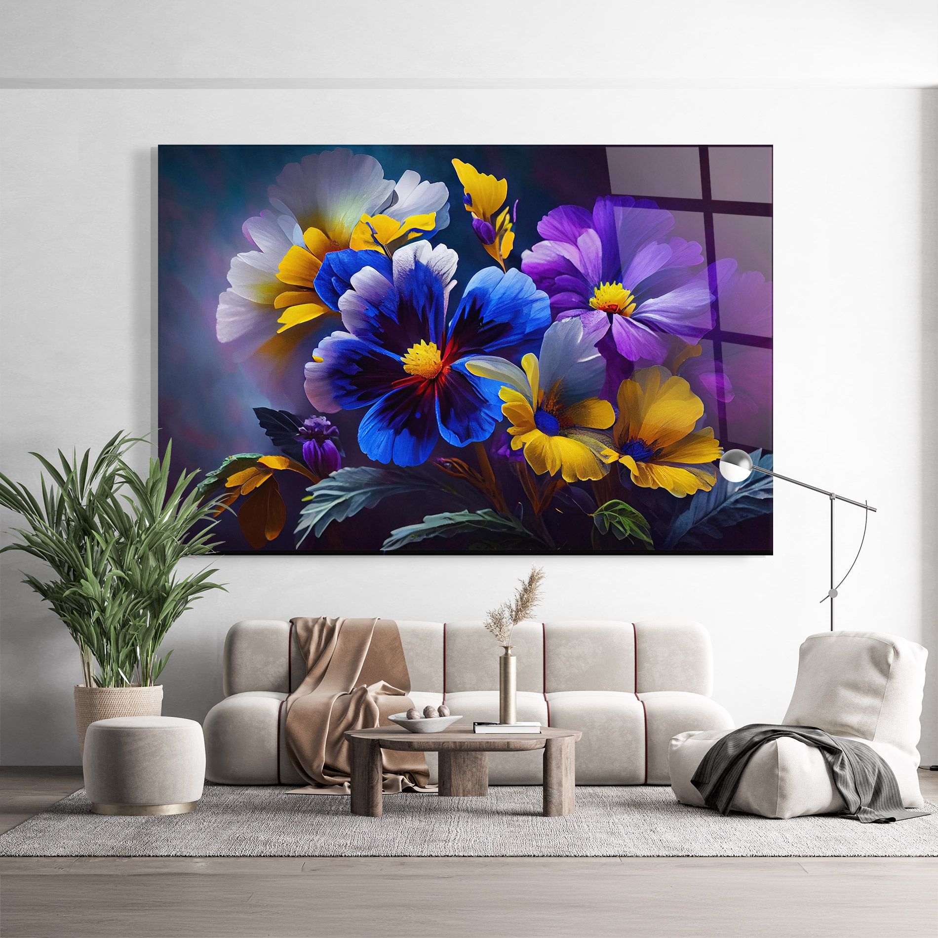 Vibrant Floral Art mockup 9