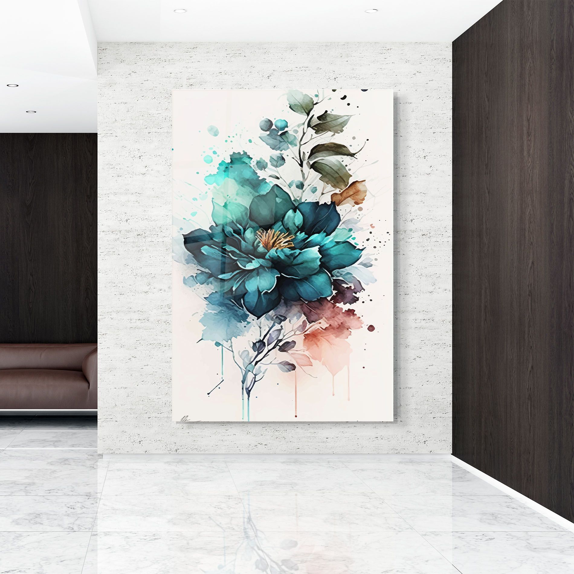 Flower Watercolor mockup 9