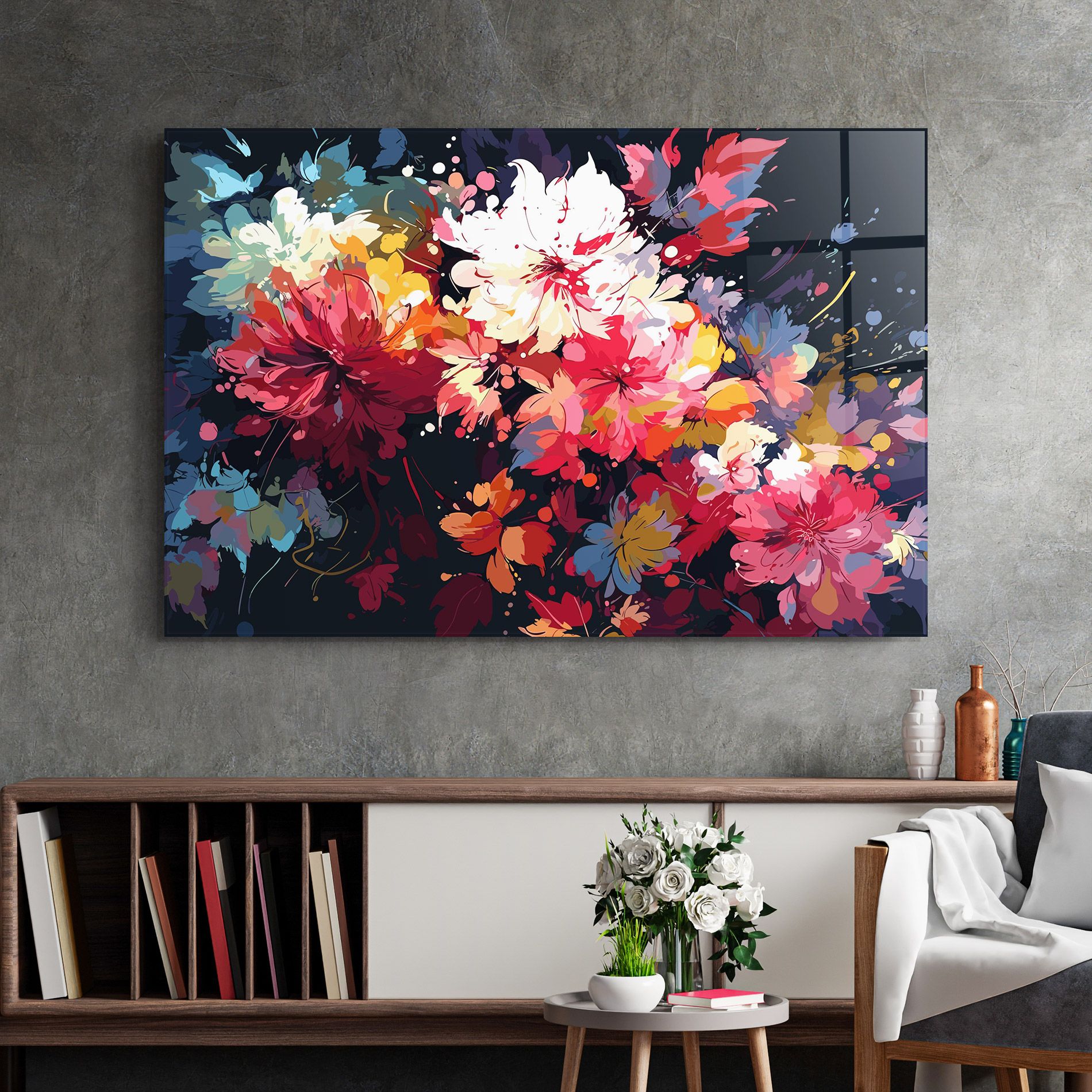 Flower Art Texture mockup 2