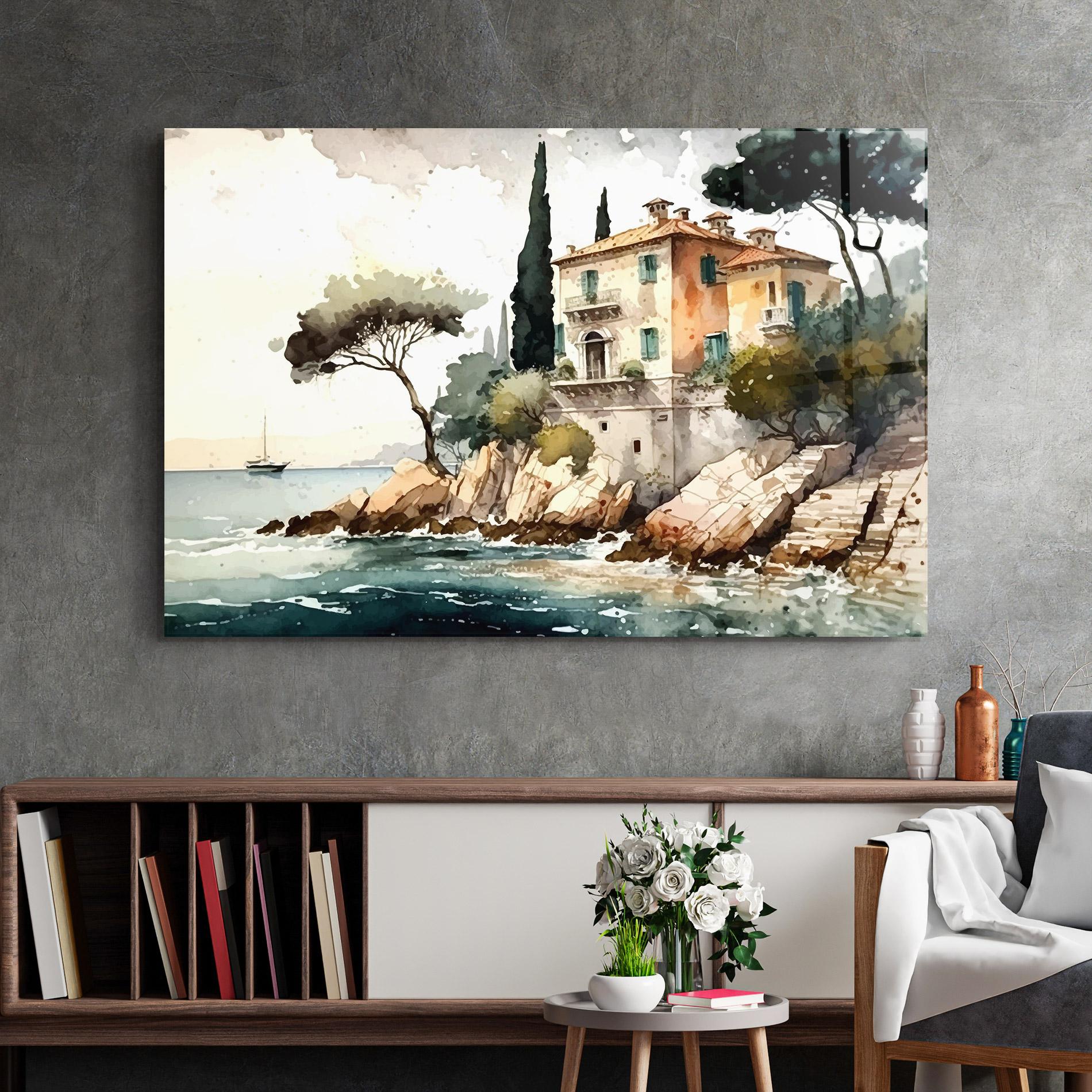 Üvegkép Stunning Painting mockup 2