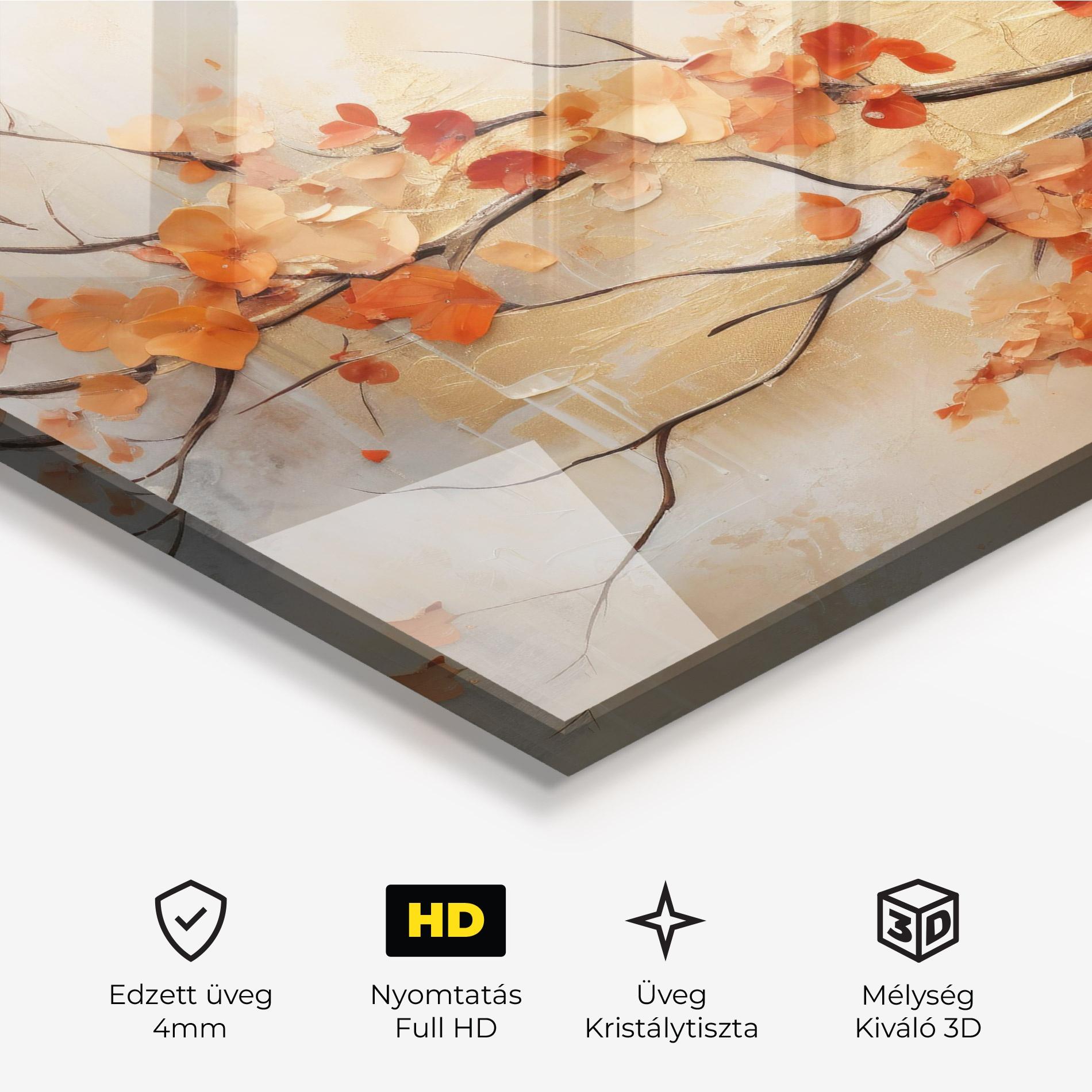 Üvegkép Autumn Nature Art mockup 3