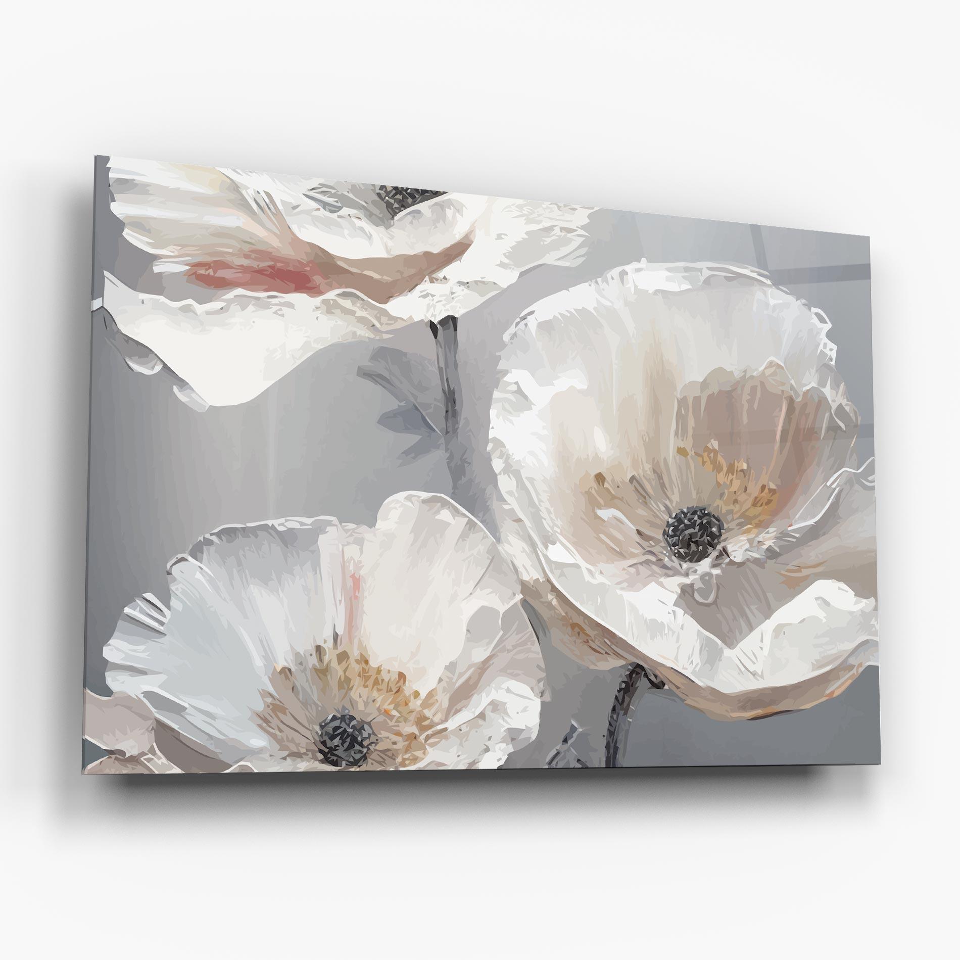 Üvegkép Cream Mix Flower mockup 6