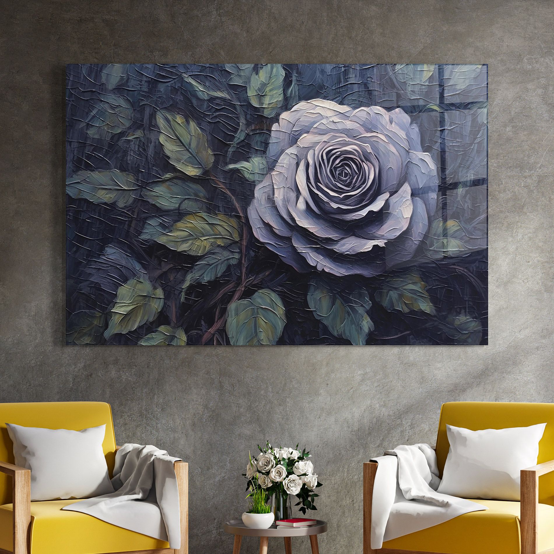 Blue Rose Art mockup 4