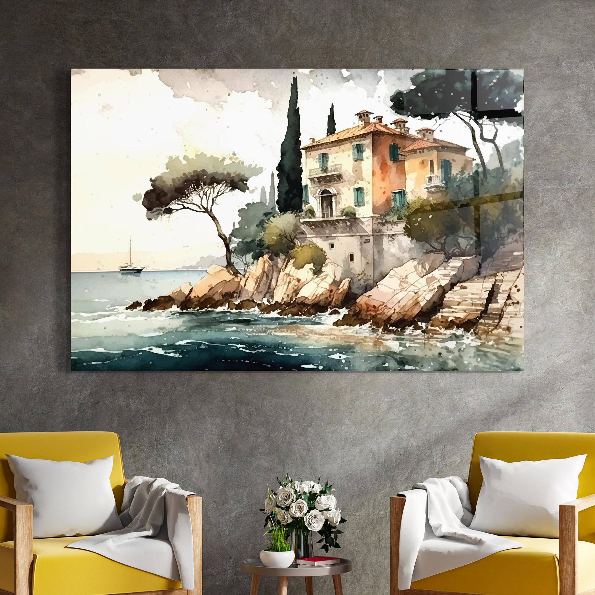 Üvegkép Stunning Painting mockup 4