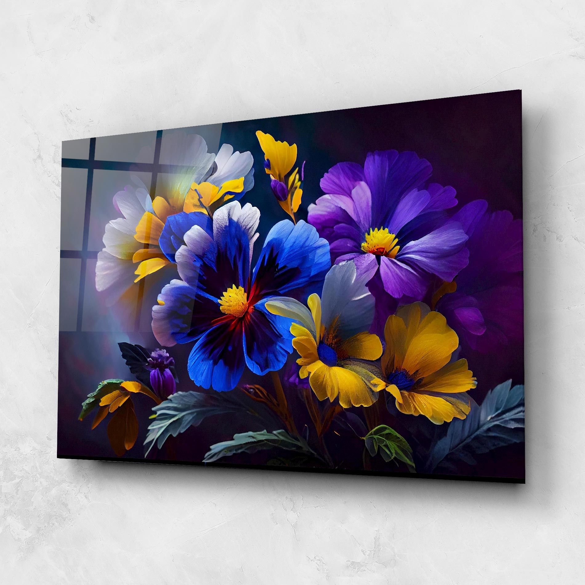 Vibrant Floral Art mockup 1