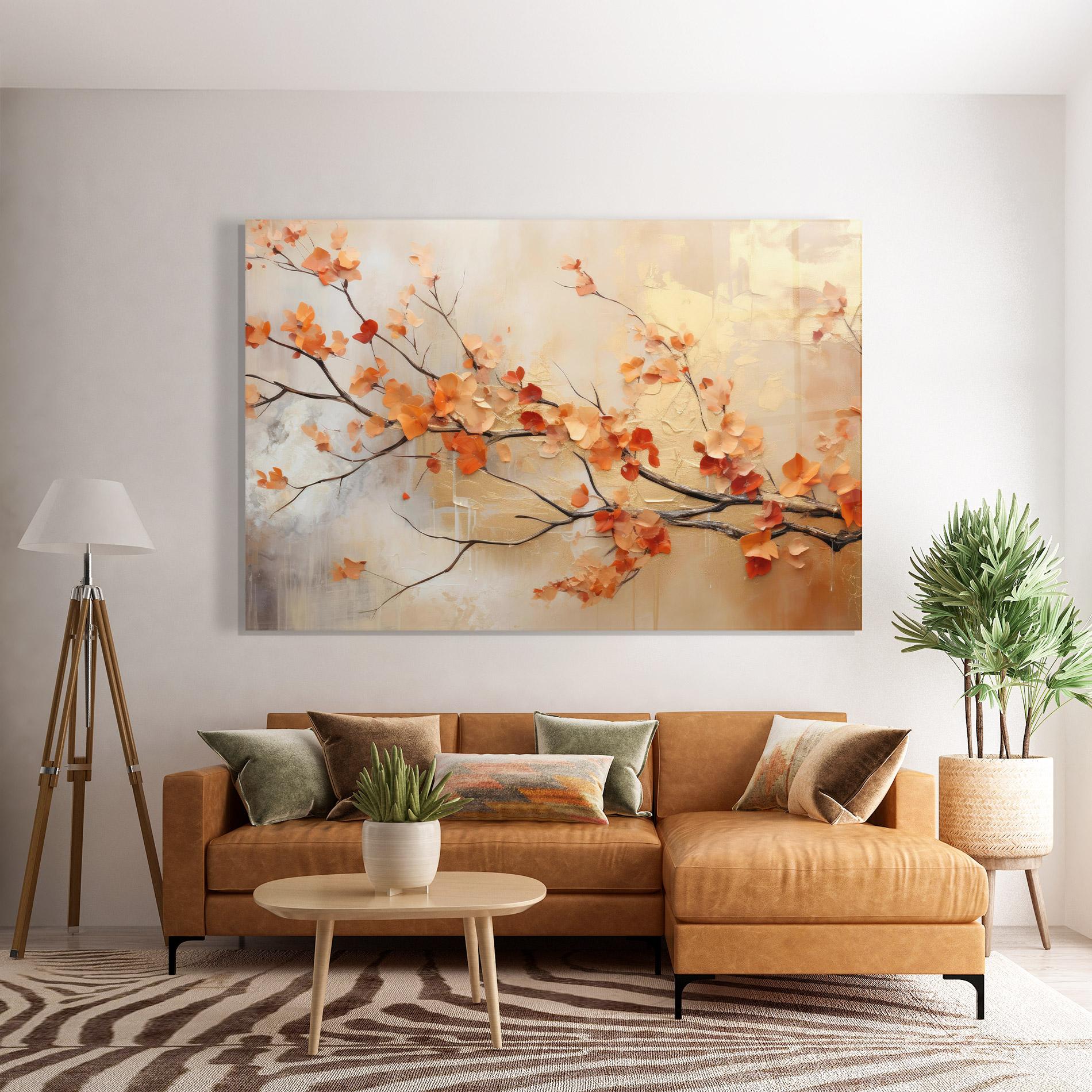 Üvegkép Autumn Nature Art mockup 7