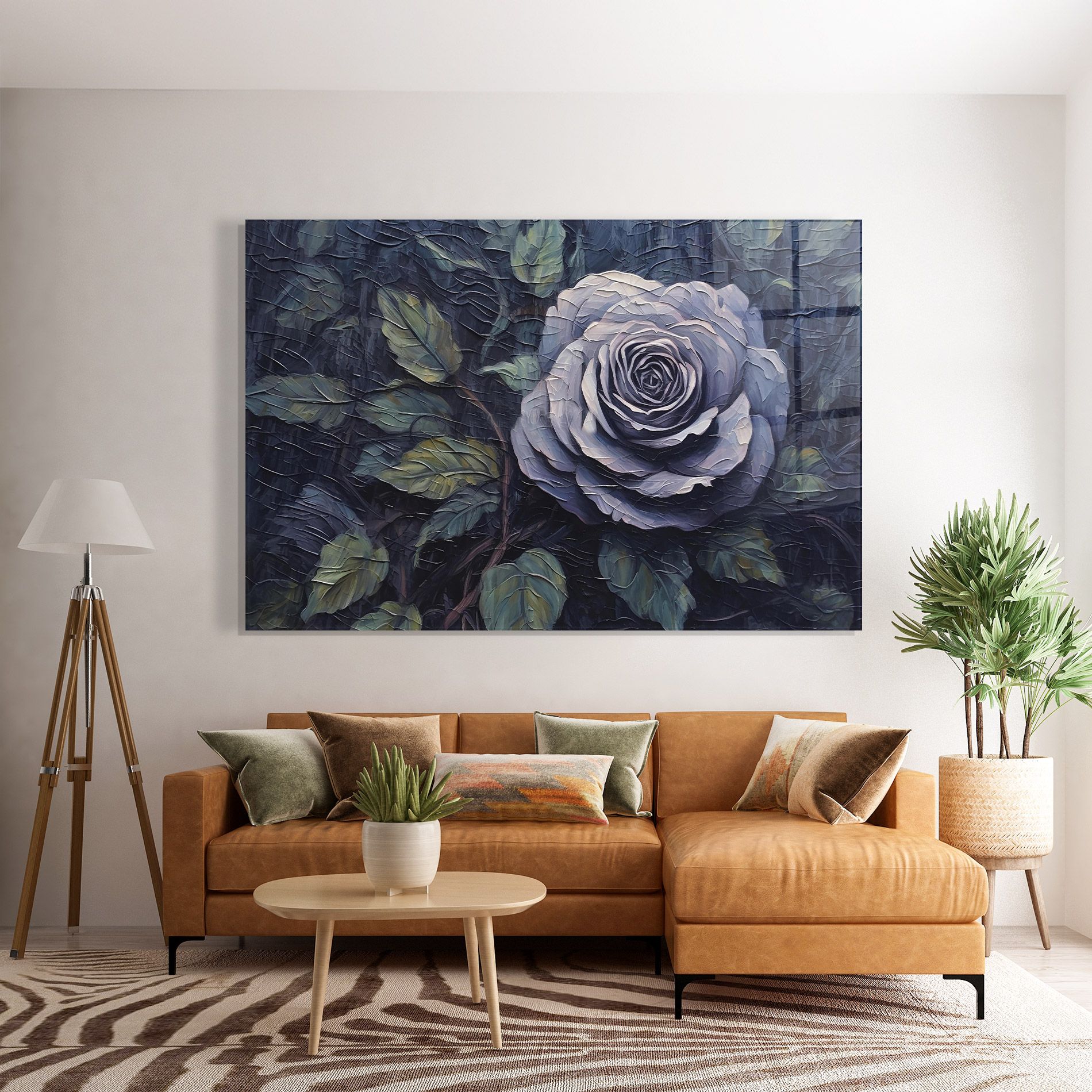 Blue Rose Art mockup 7