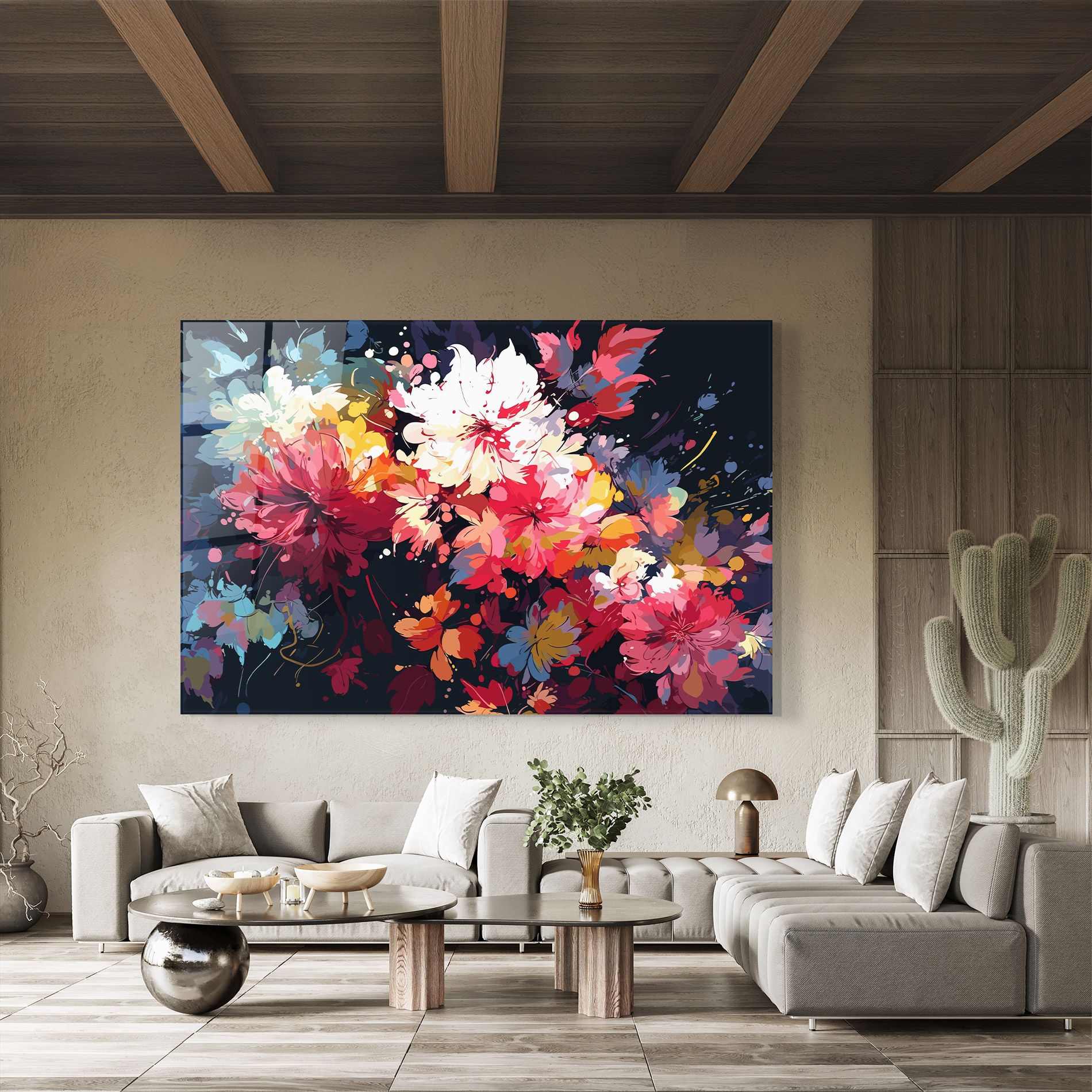 Flower Art Texture mockup 8