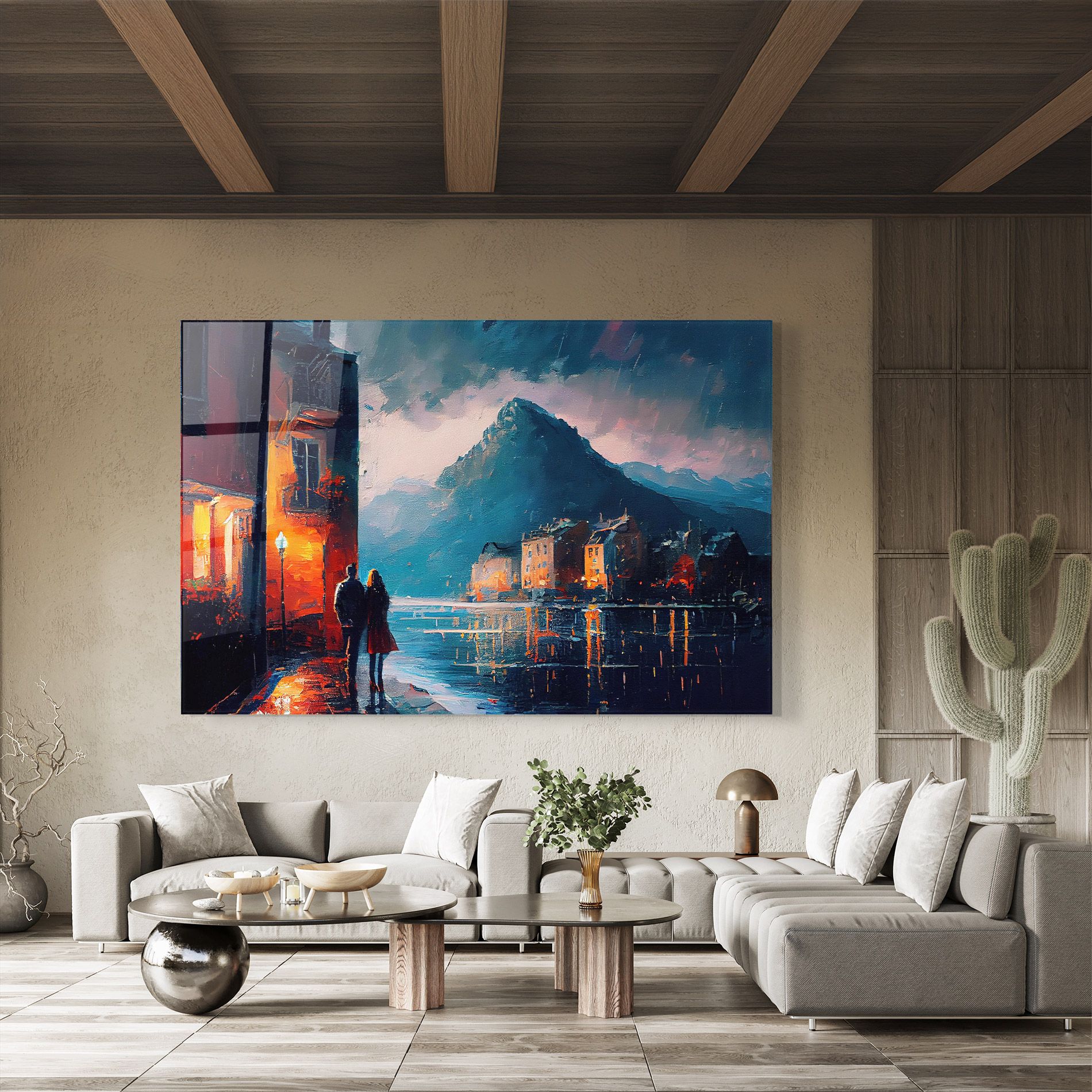 Mountain Couple Art mockup 8