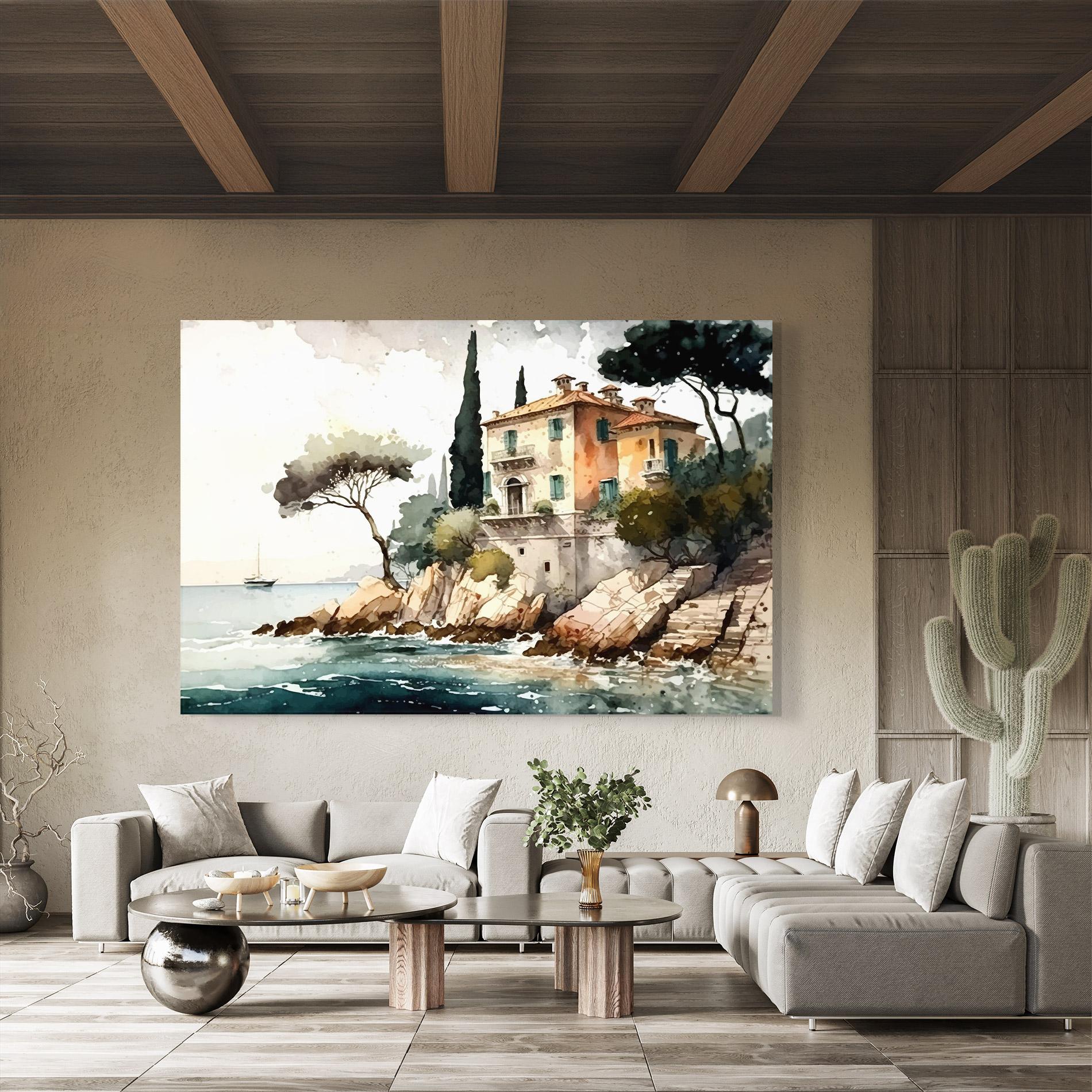 Üvegkép Stunning Painting mockup 8