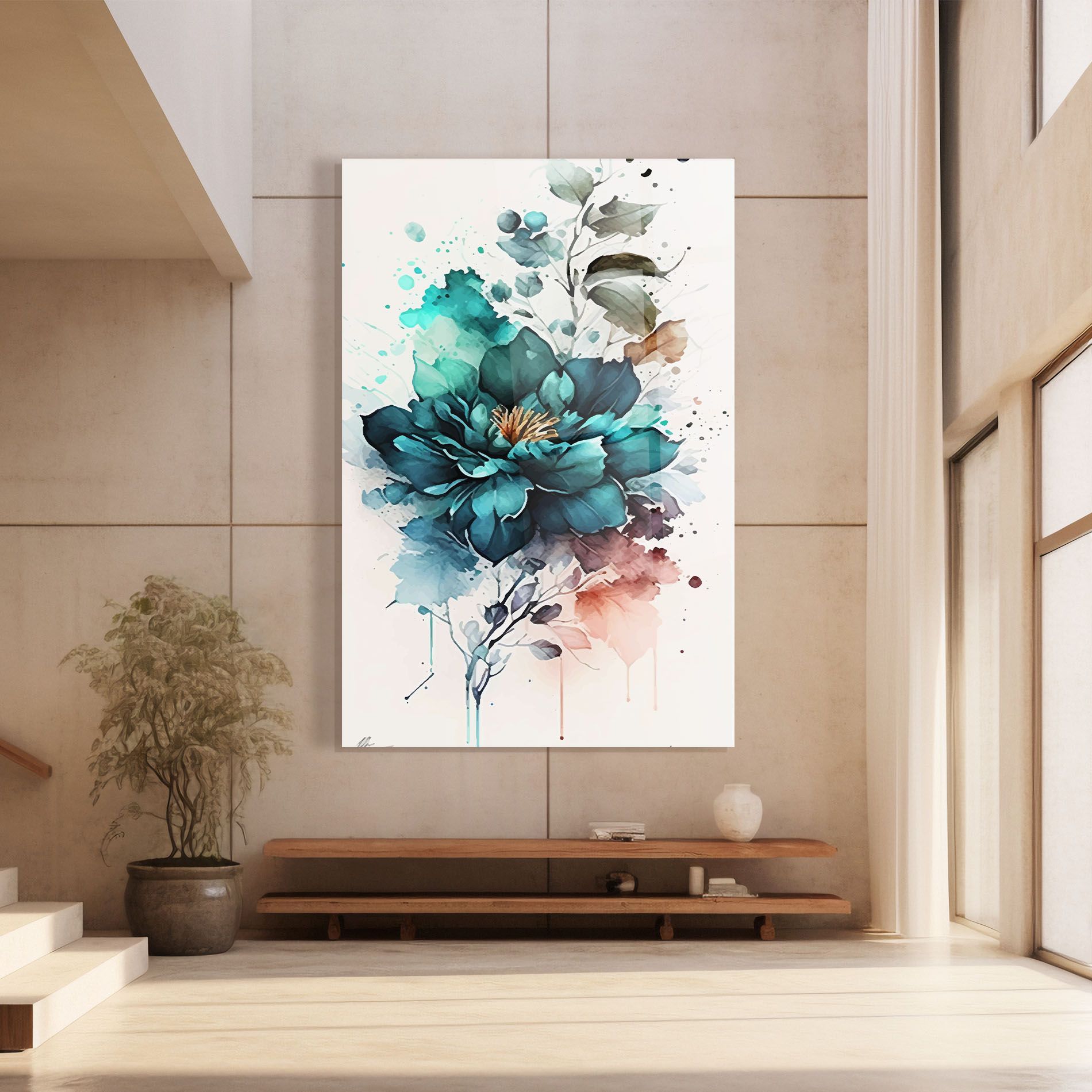 Flower Watercolor mockup 8