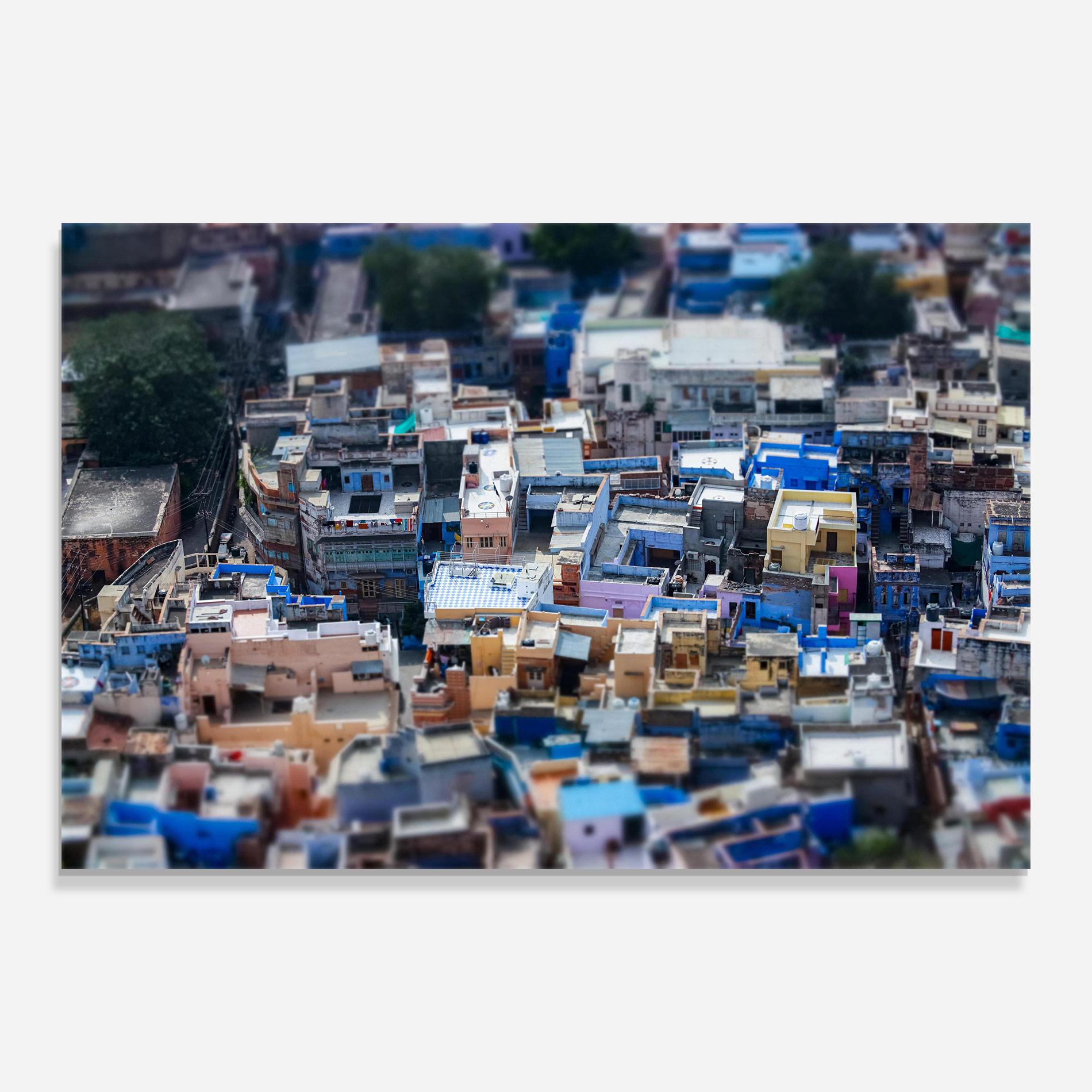 Üvegkép Jodhpur Blue City mockup 0