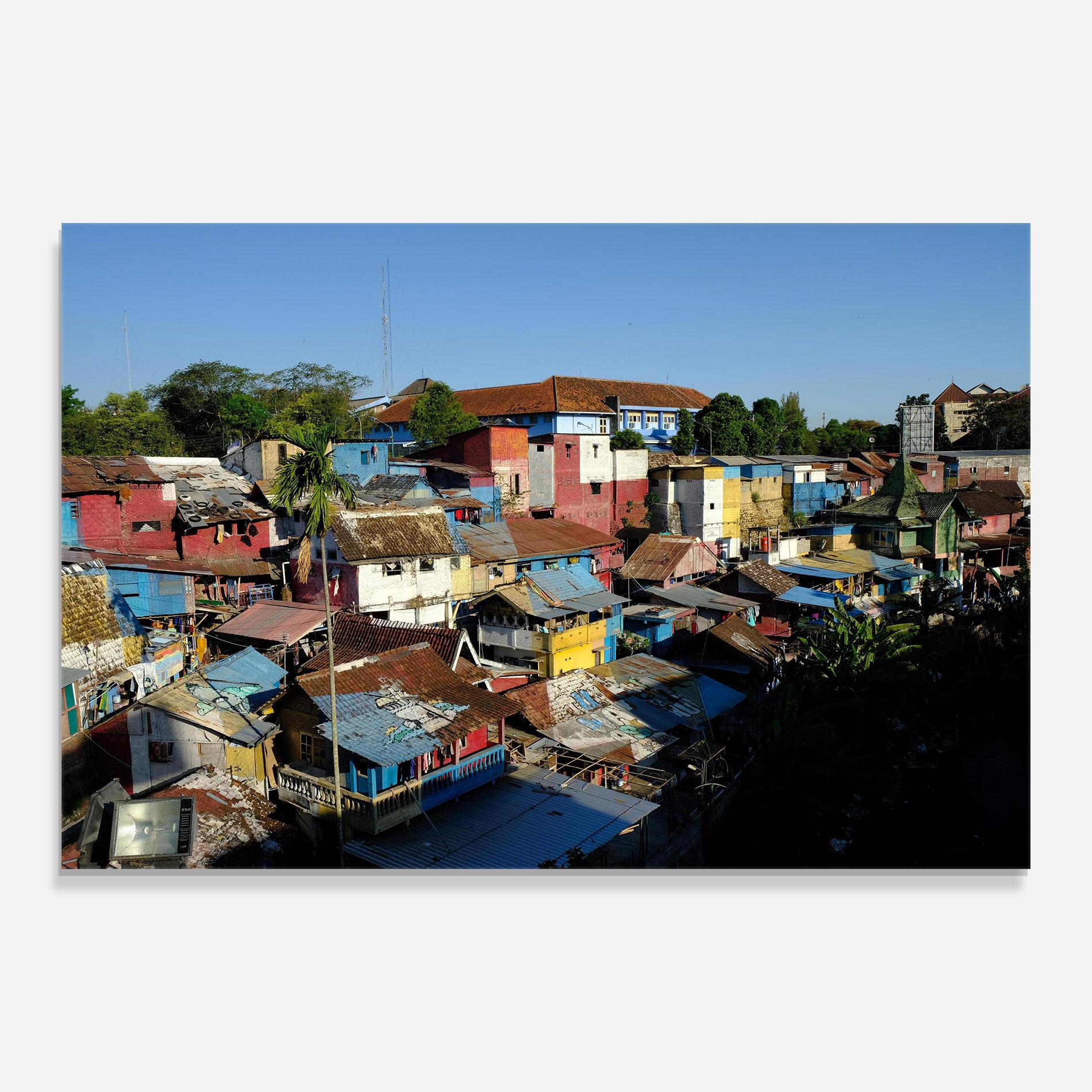 Üvegkép Slum Building mockup 0