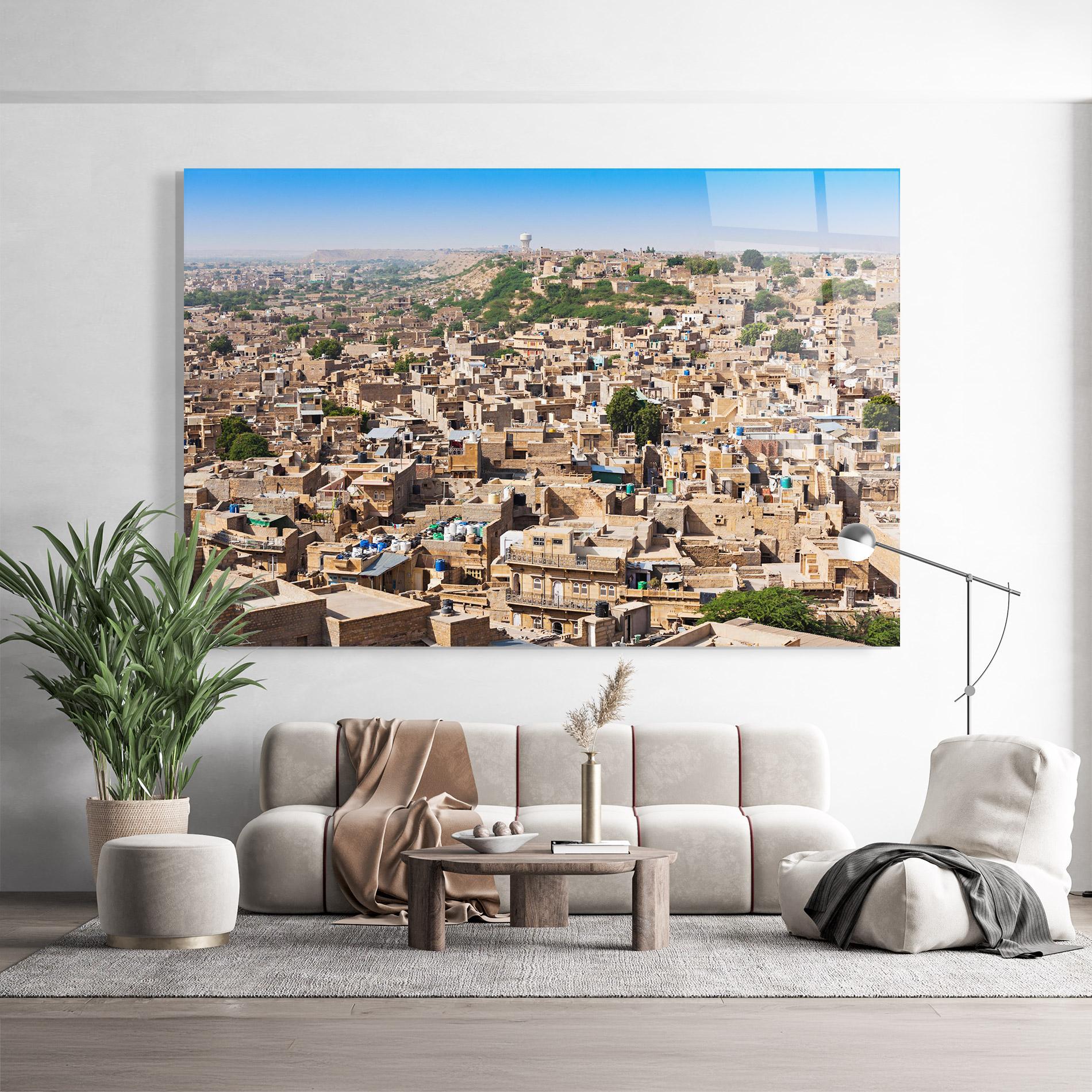 Üvegkép Jaisalmer Panorama View mockup 9
