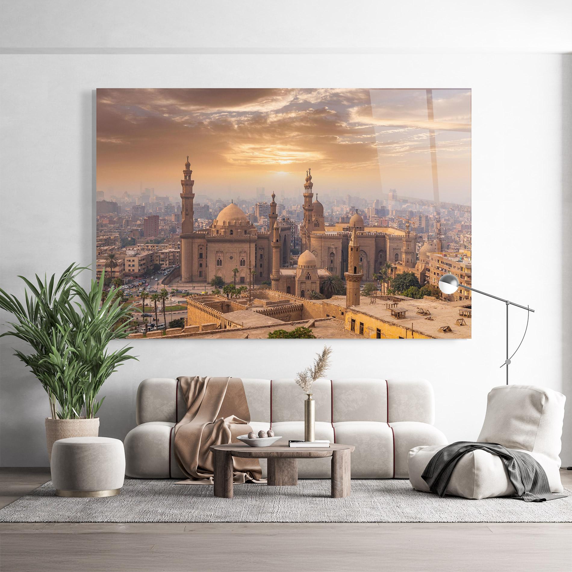 Üvegkép Mosque Madrasa View mockup 9