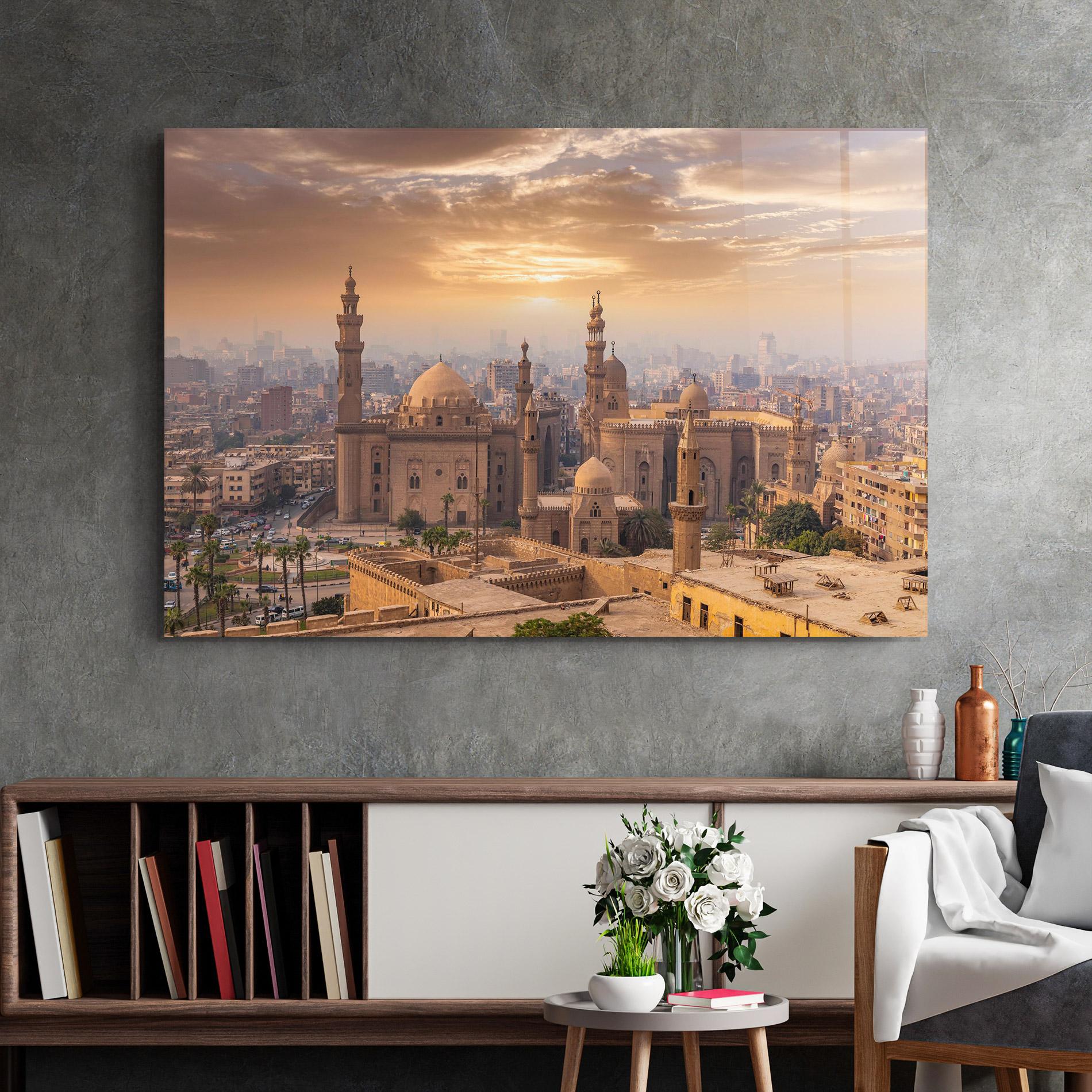 Üvegkép Mosque Madrasa View mockup 2