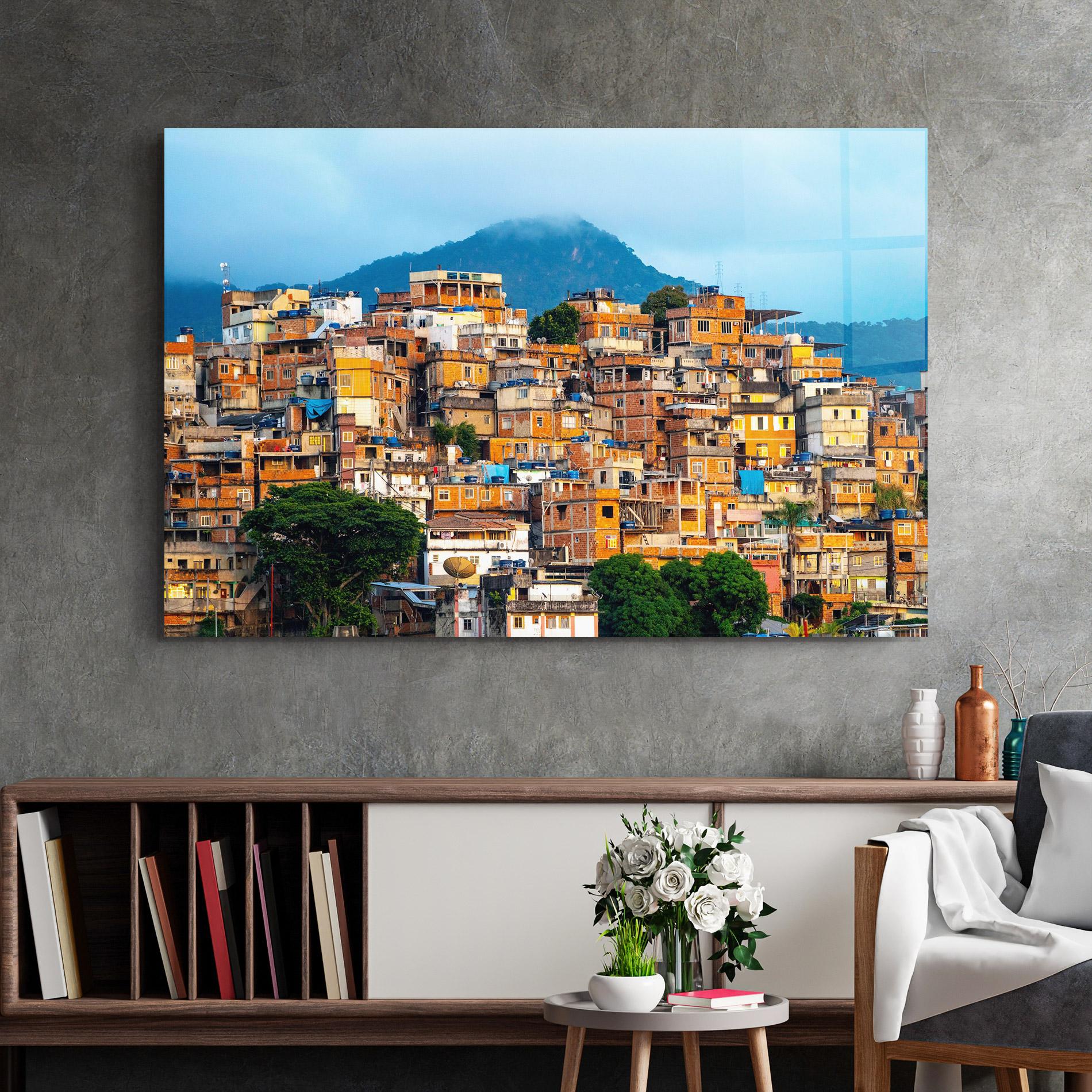 Üvegkép Sunset Brazil mockup 2