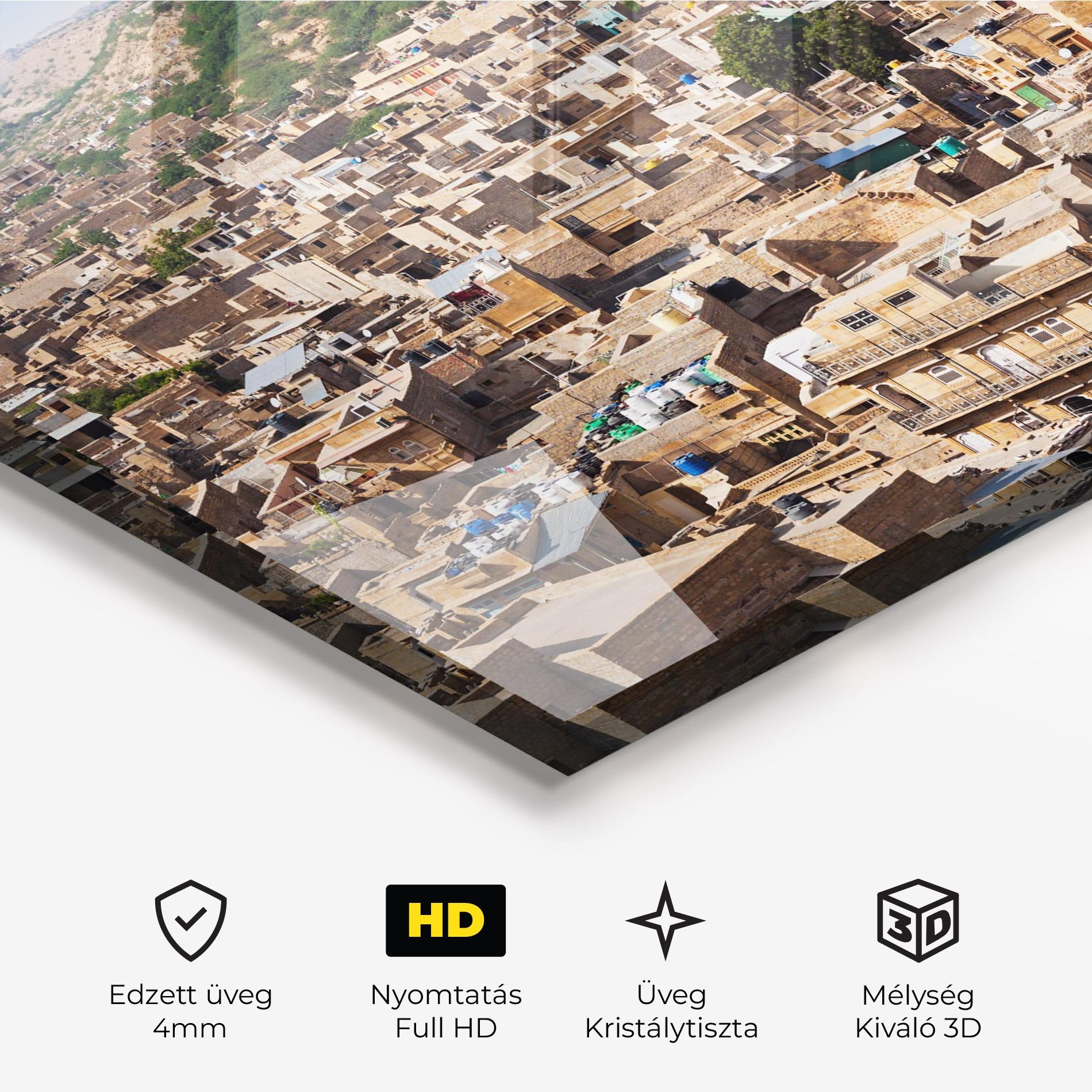 Üvegkép Jaisalmer Panorama View mockup 3