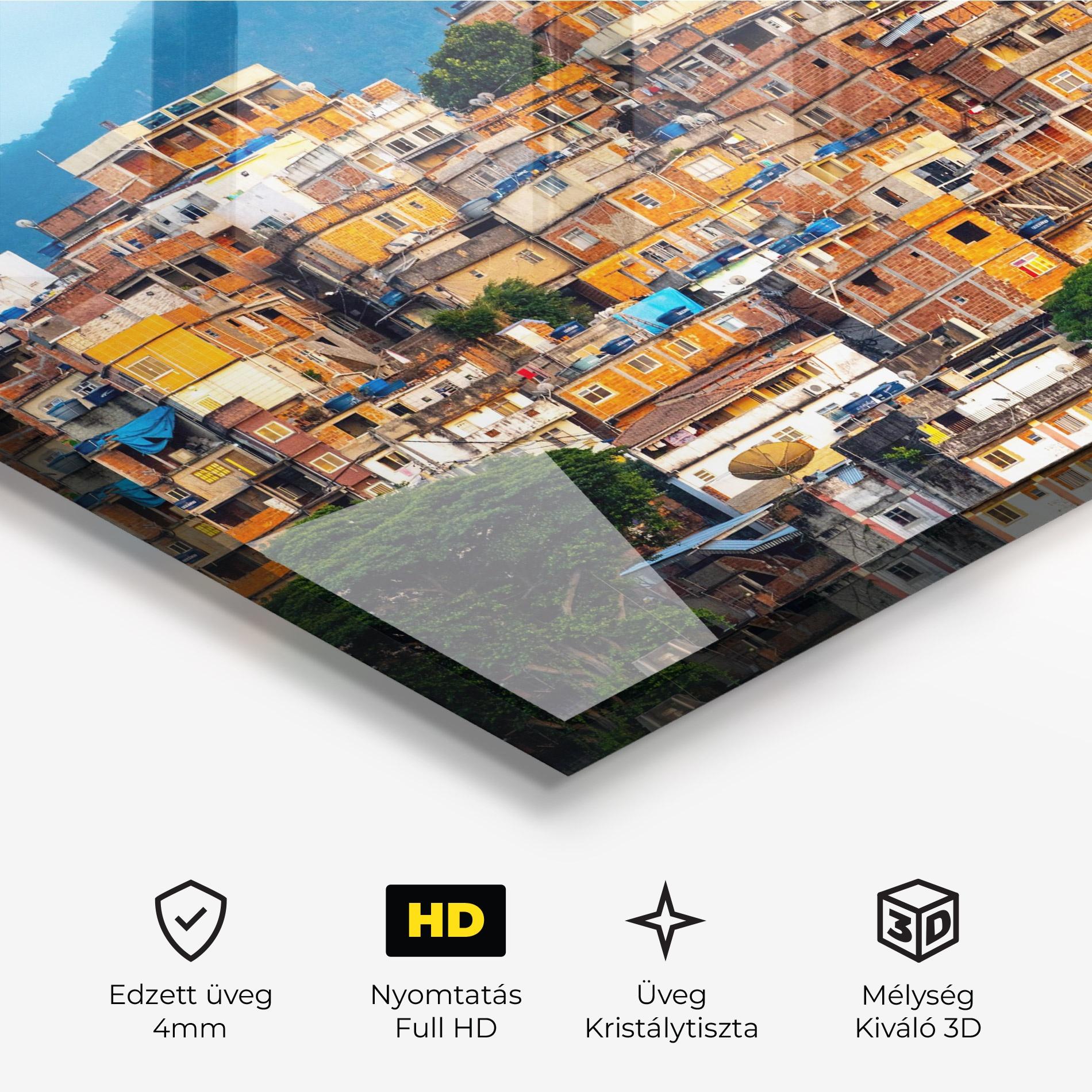 Üvegkép Sunset Brazil mockup 3