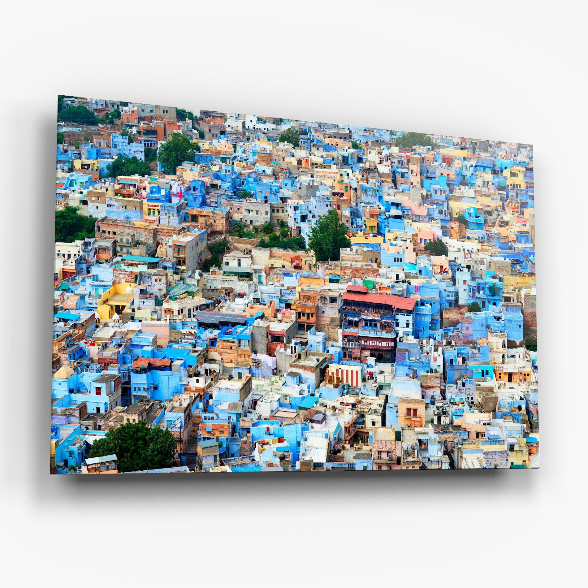 Üvegkép Blue City Rajasthan mockup 6