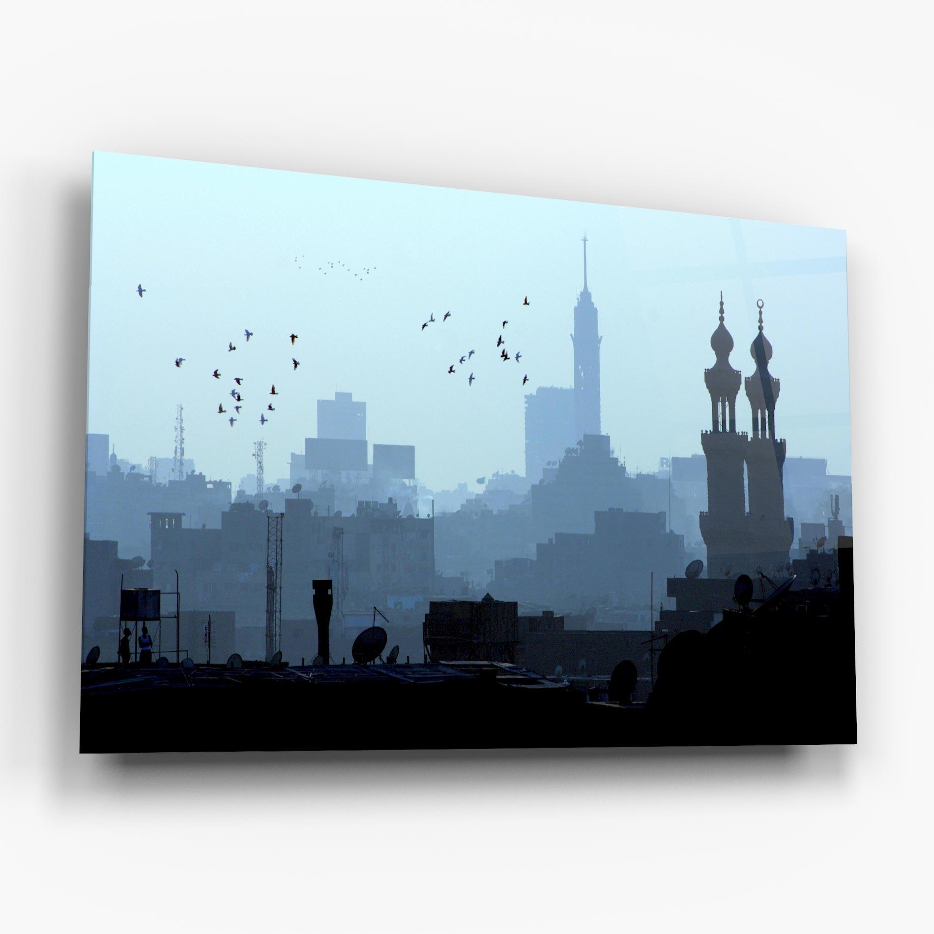 Üvegkép Cairo Skyline mockup 6