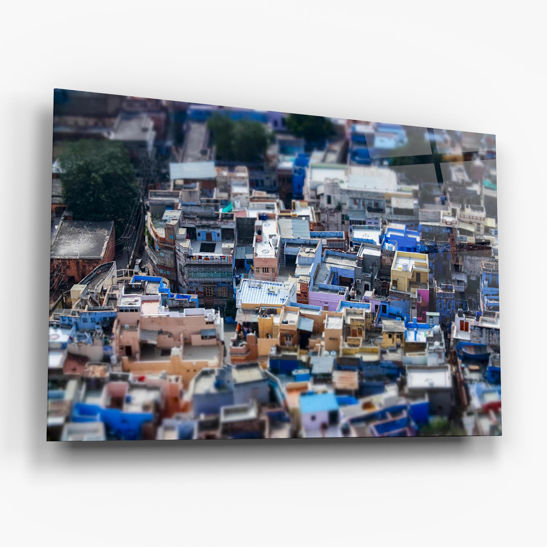 Üvegkép Jodhpur Blue City mockup 6