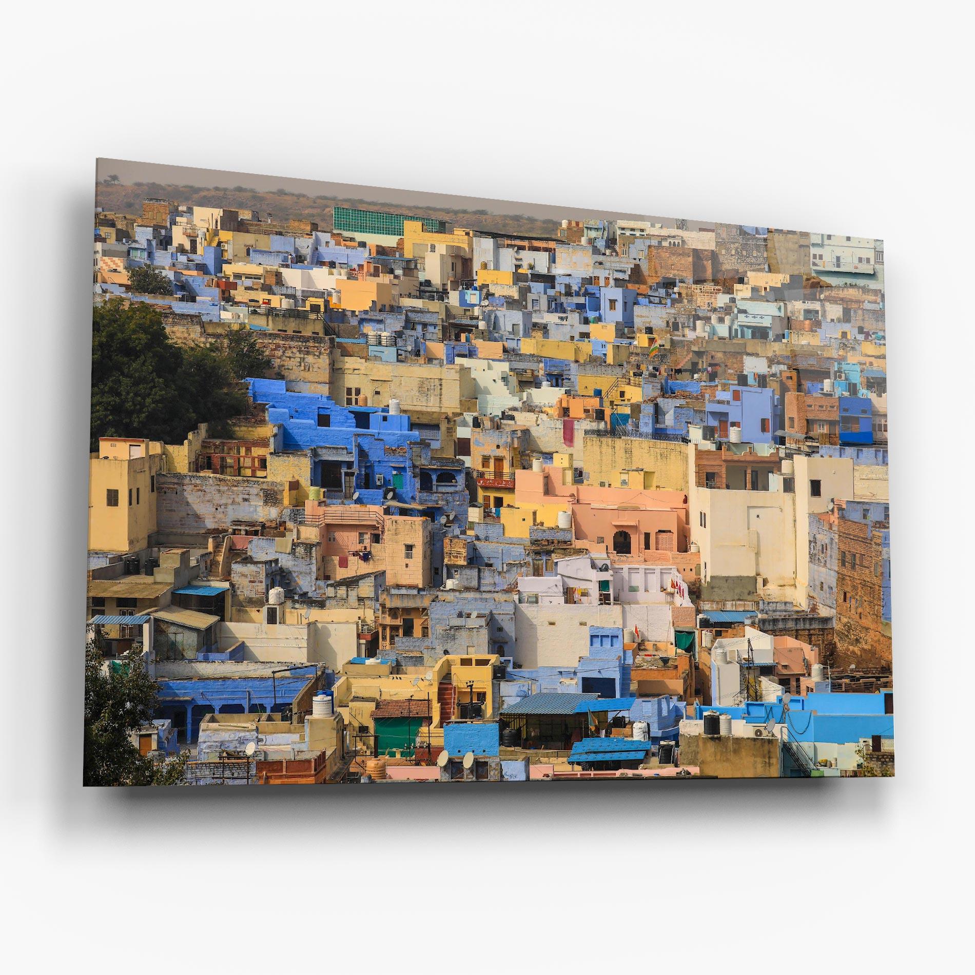 Üvegkép Rajasthan View India mockup 6