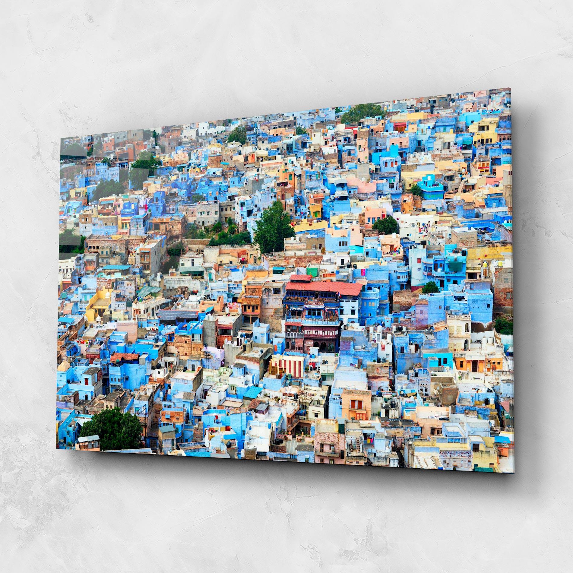 Üvegkép Blue City Rajasthan mockup 1