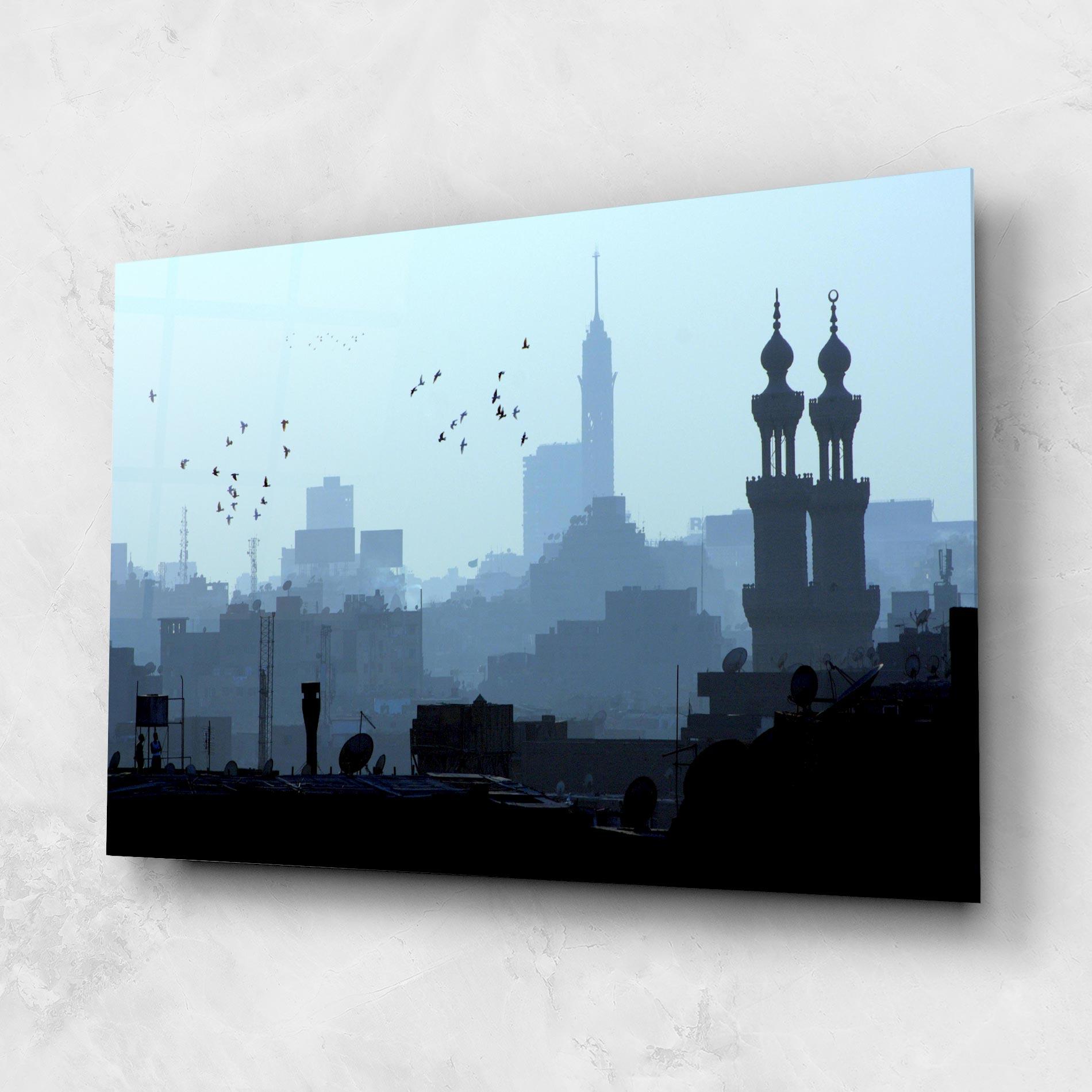 Üvegkép Cairo Skyline mockup 1