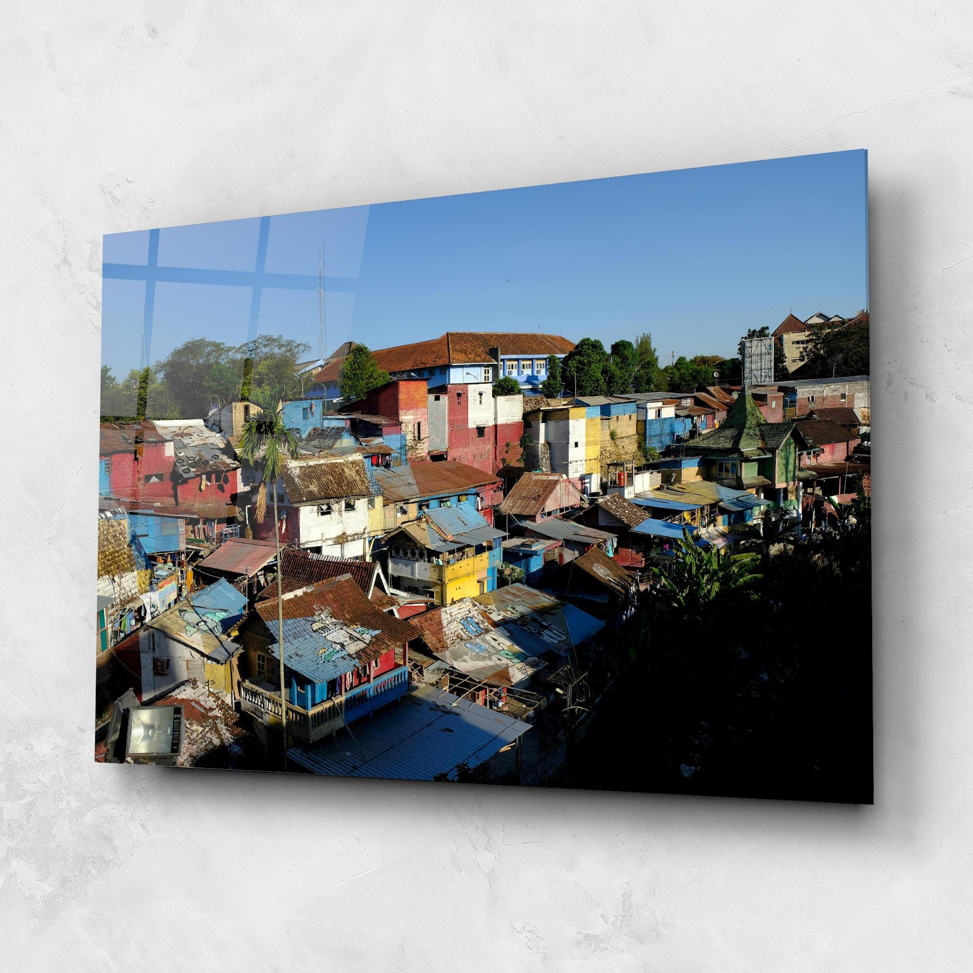 Üvegkép Slum Building mockup 1