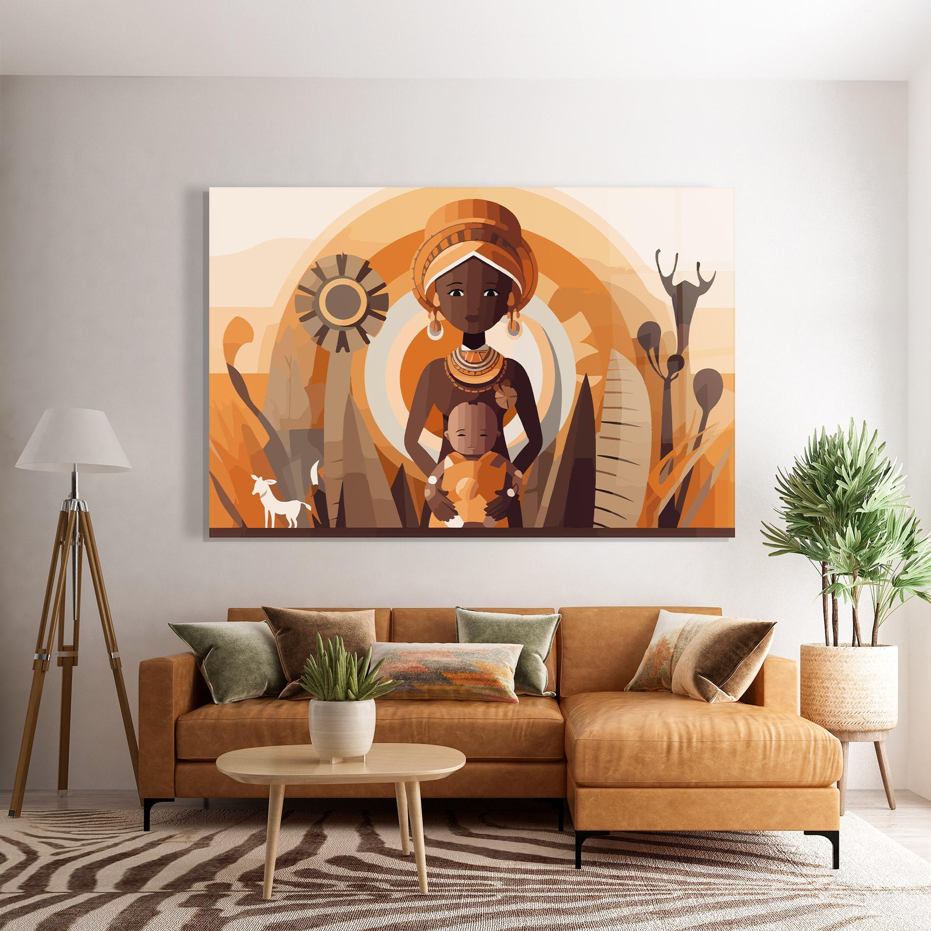 Üvegkép African Baby mockup 7