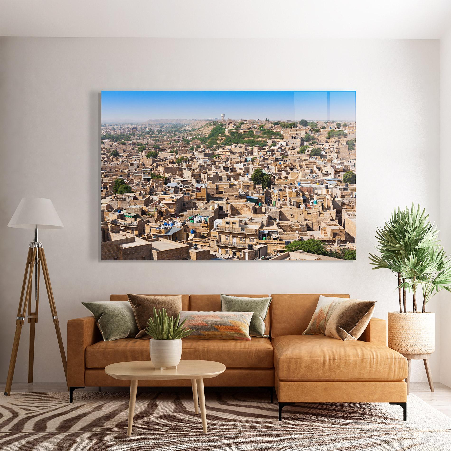 Üvegkép Jaisalmer Panorama View mockup 7