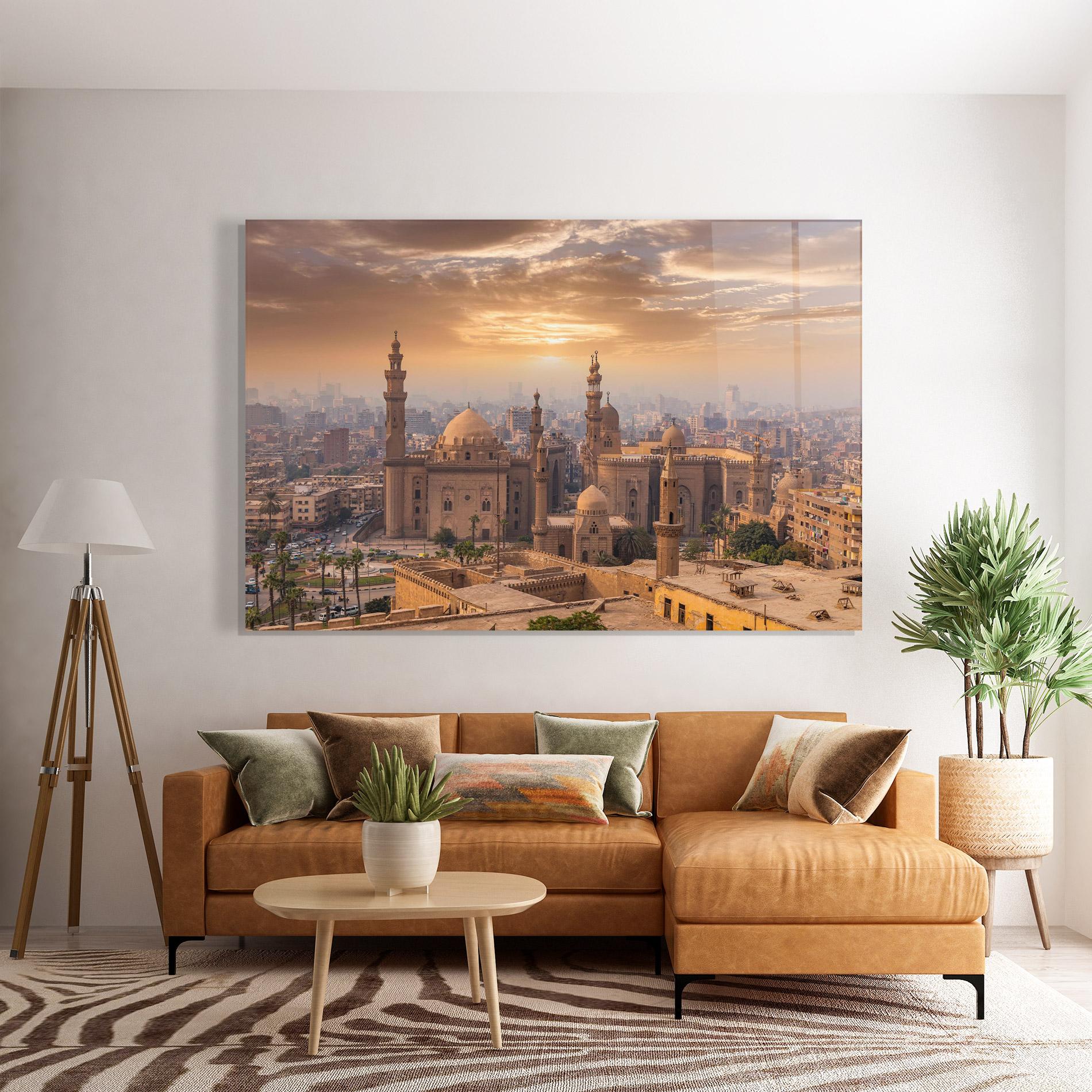 Üvegkép Mosque Madrasa View mockup 7