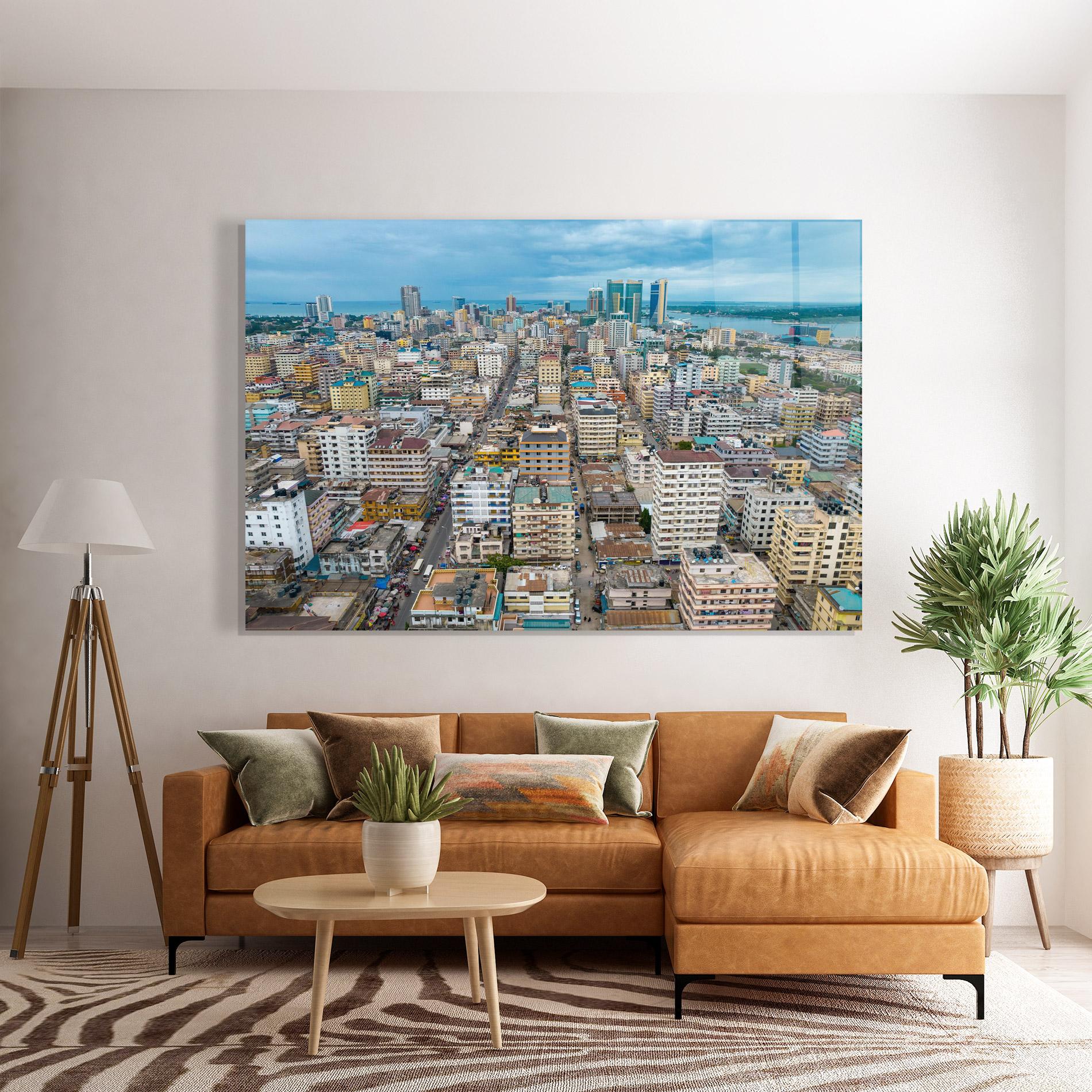 Üvegkép Tanzania Building View mockup 7