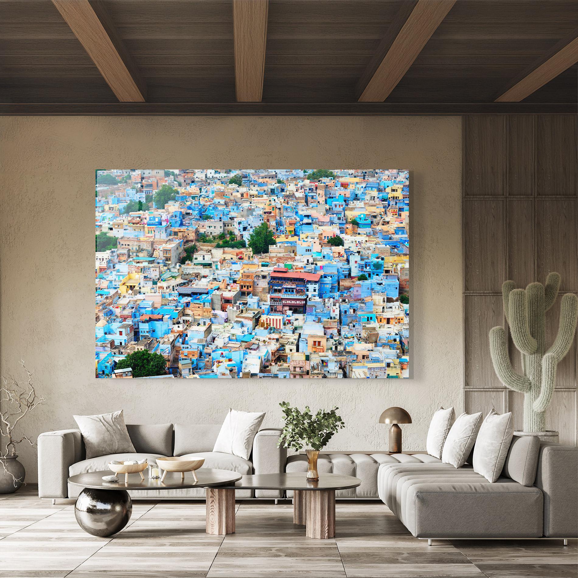 Üvegkép Blue City Rajasthan mockup 8